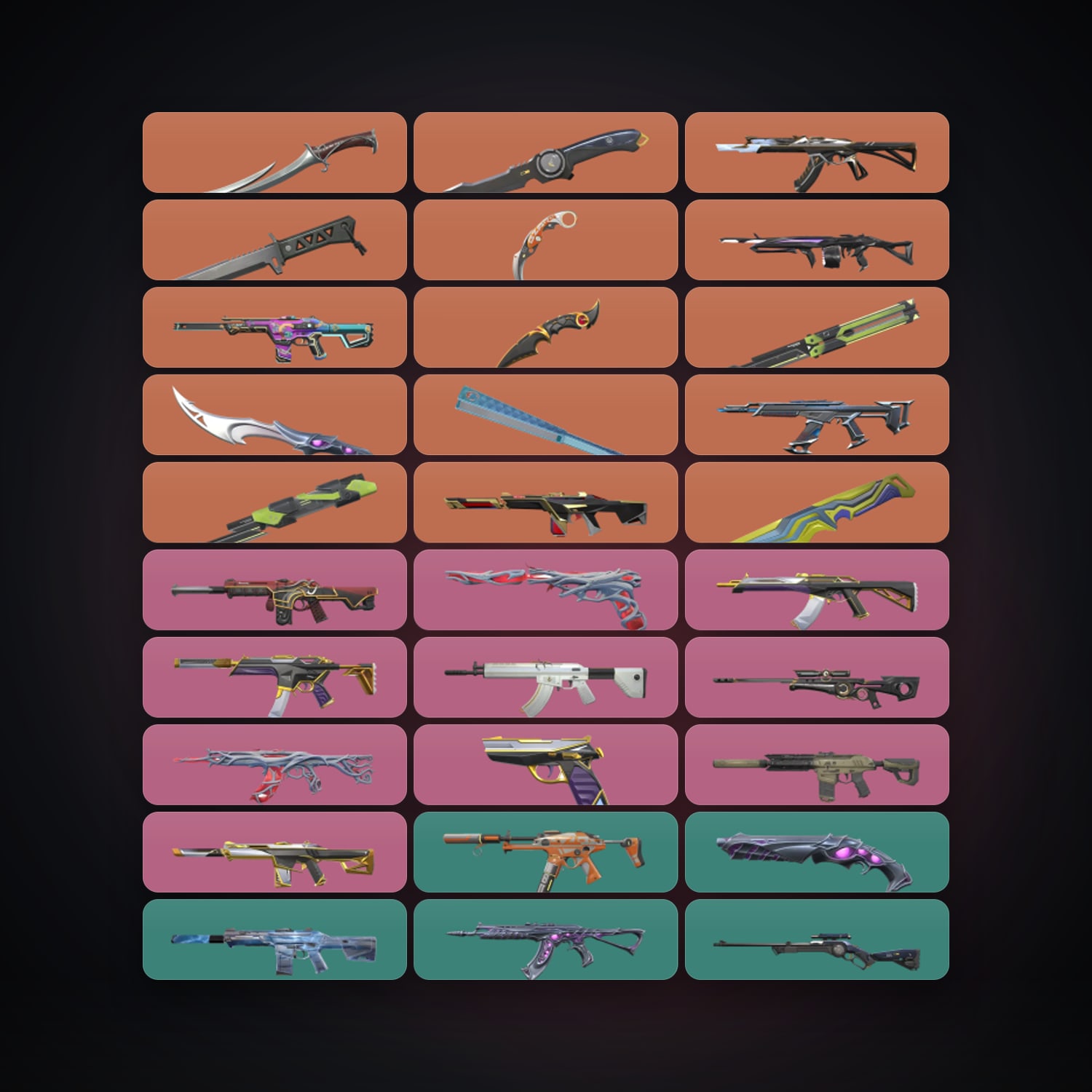 EU Gold 2 locker — 10 knives, 121 skins, lvl 345 — HabibiAccounts