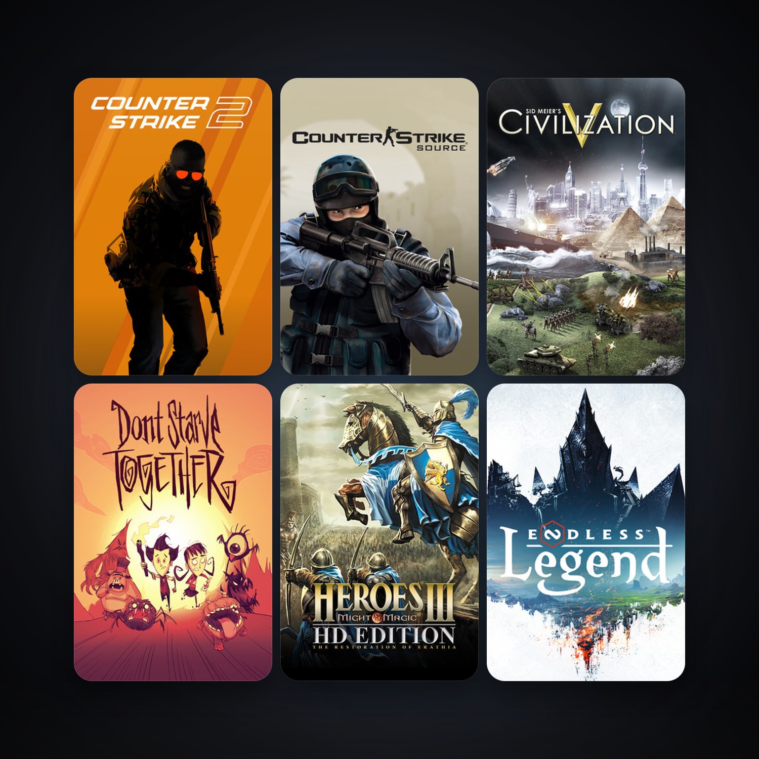 Counter-Strike + Half-Life, 88 games, Steam 12, clean — HabibiAccounts