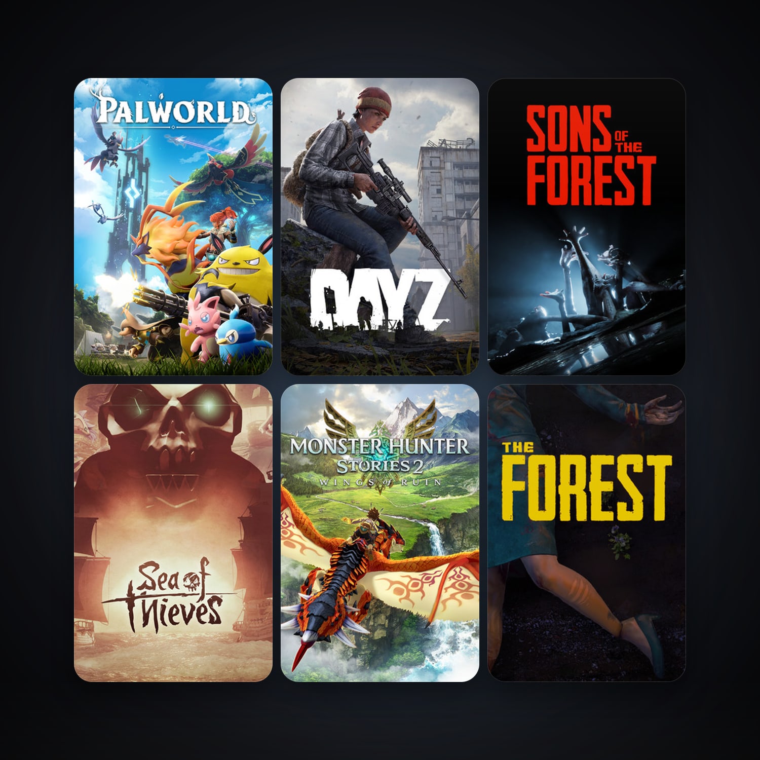 DayZ + The Forest, 64 games, clean — HabibiAccounts
