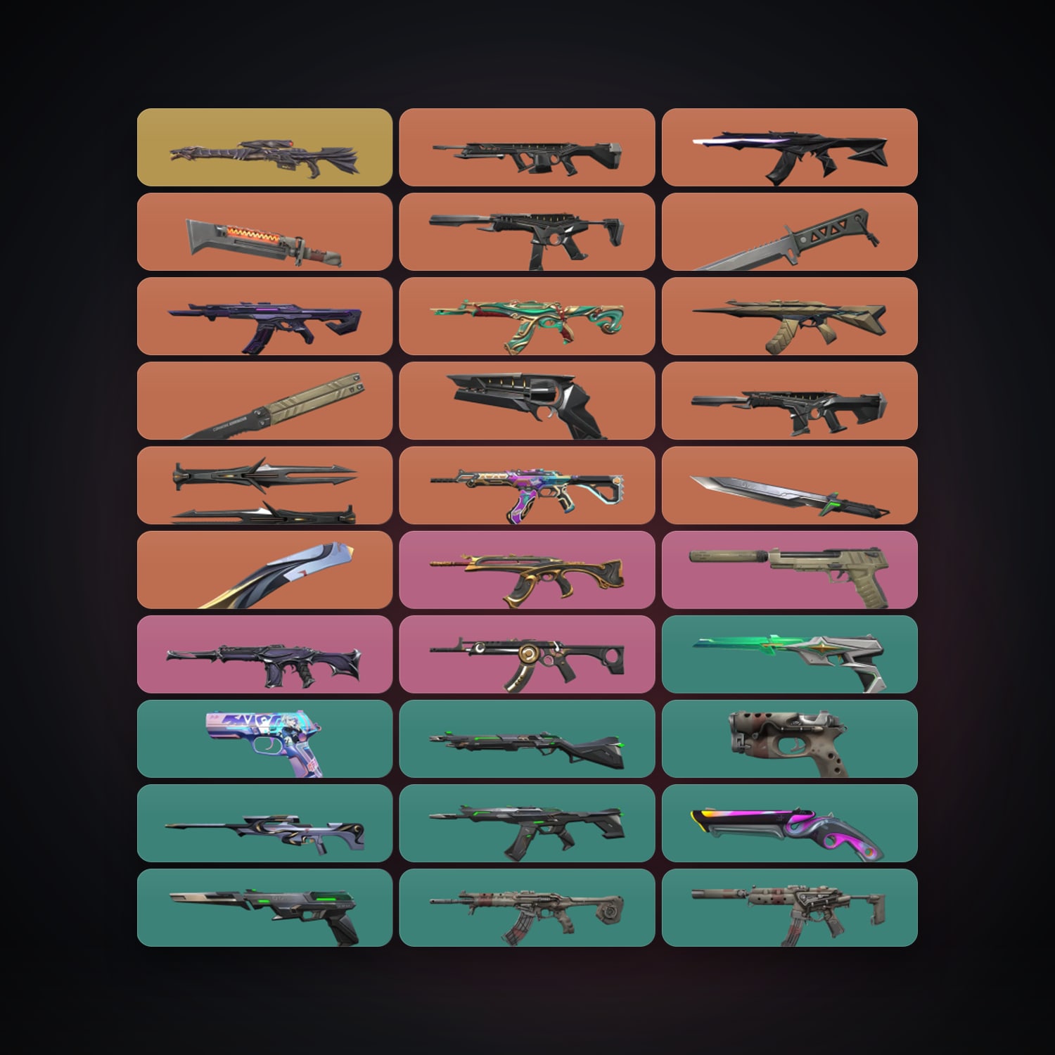 EU Diamond 2 locker — 6 knives, 63 skins, lvl 282 — HabibiAccounts