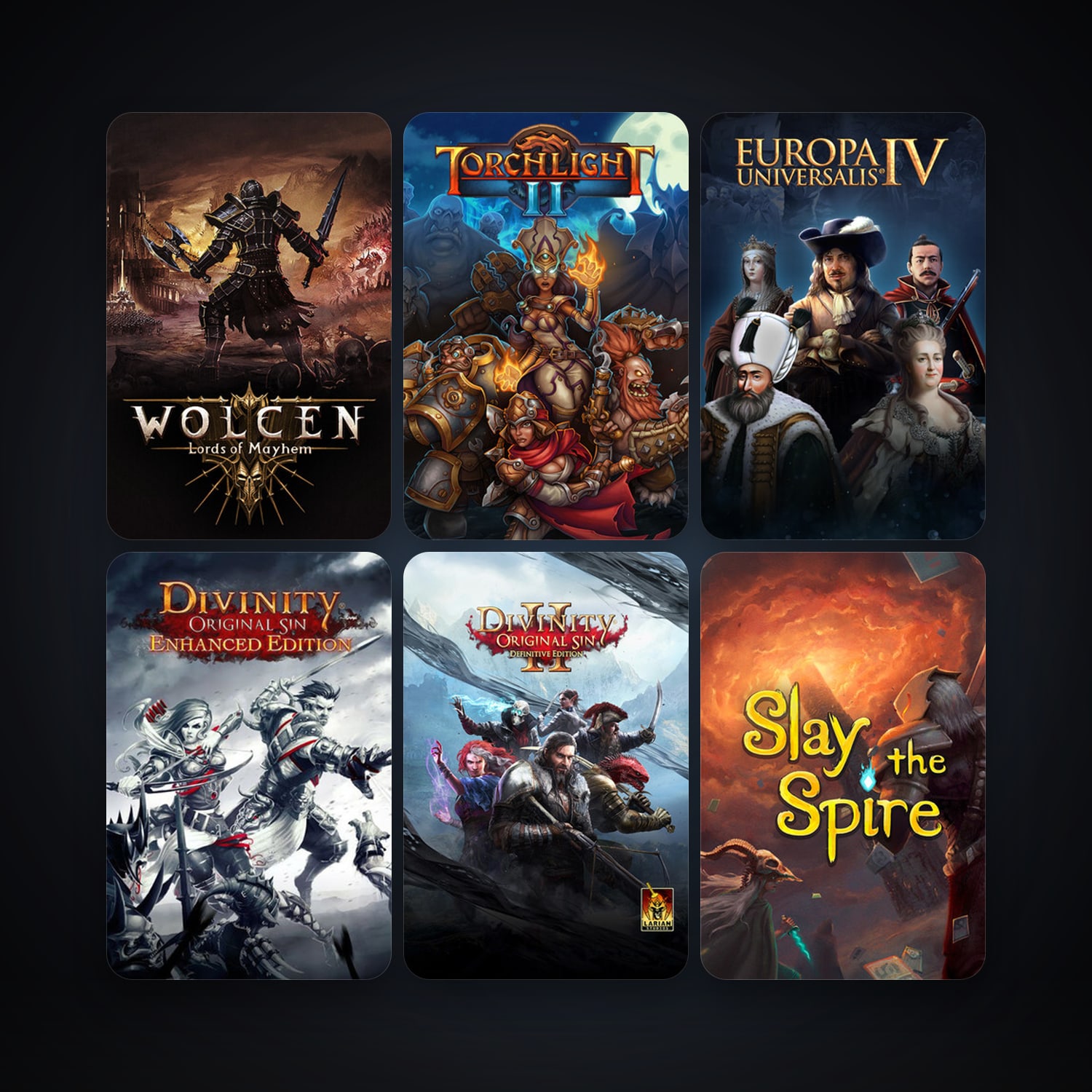 Torchlight II + Europa Universalis IV, 7 games, clean — HabibiAccounts