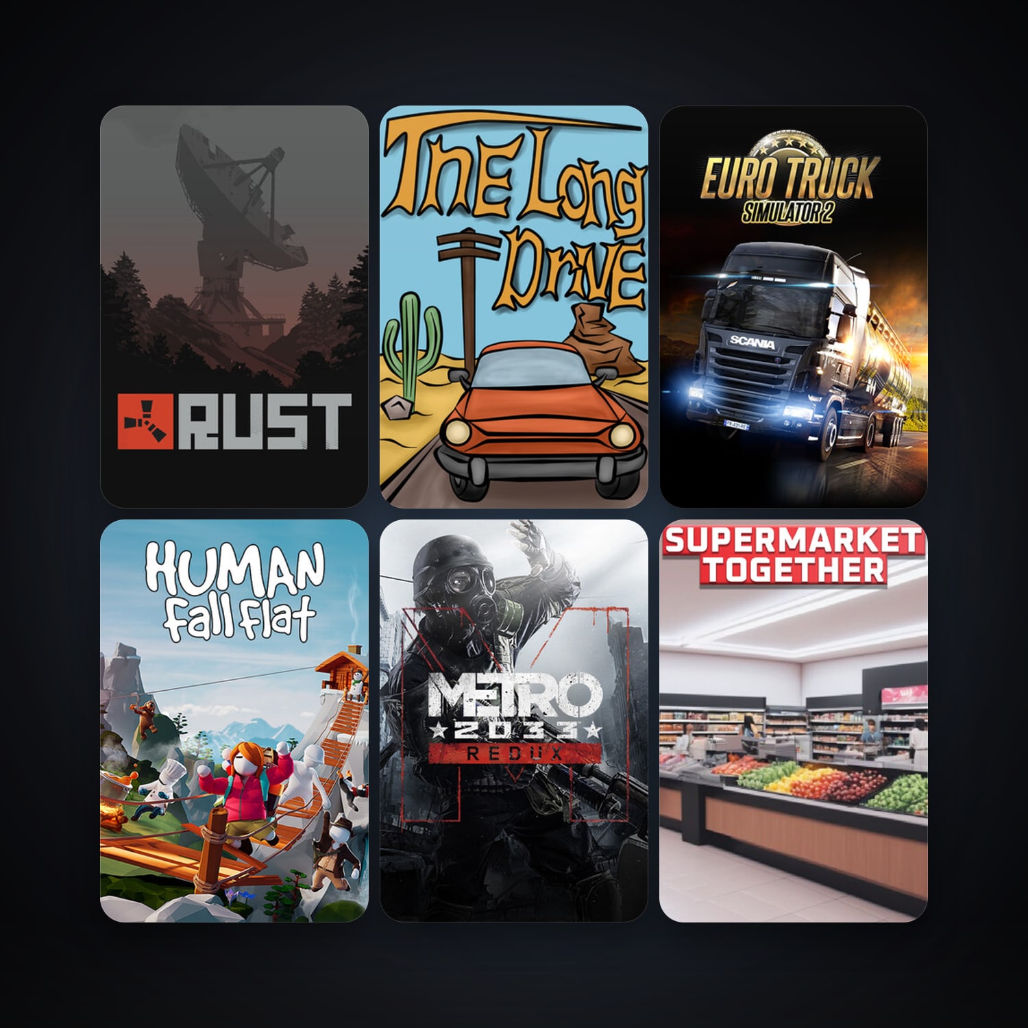 Free CS2 (No Prime) + Euro Truck Simulator 2, 17 games, clean — HabibiAccounts