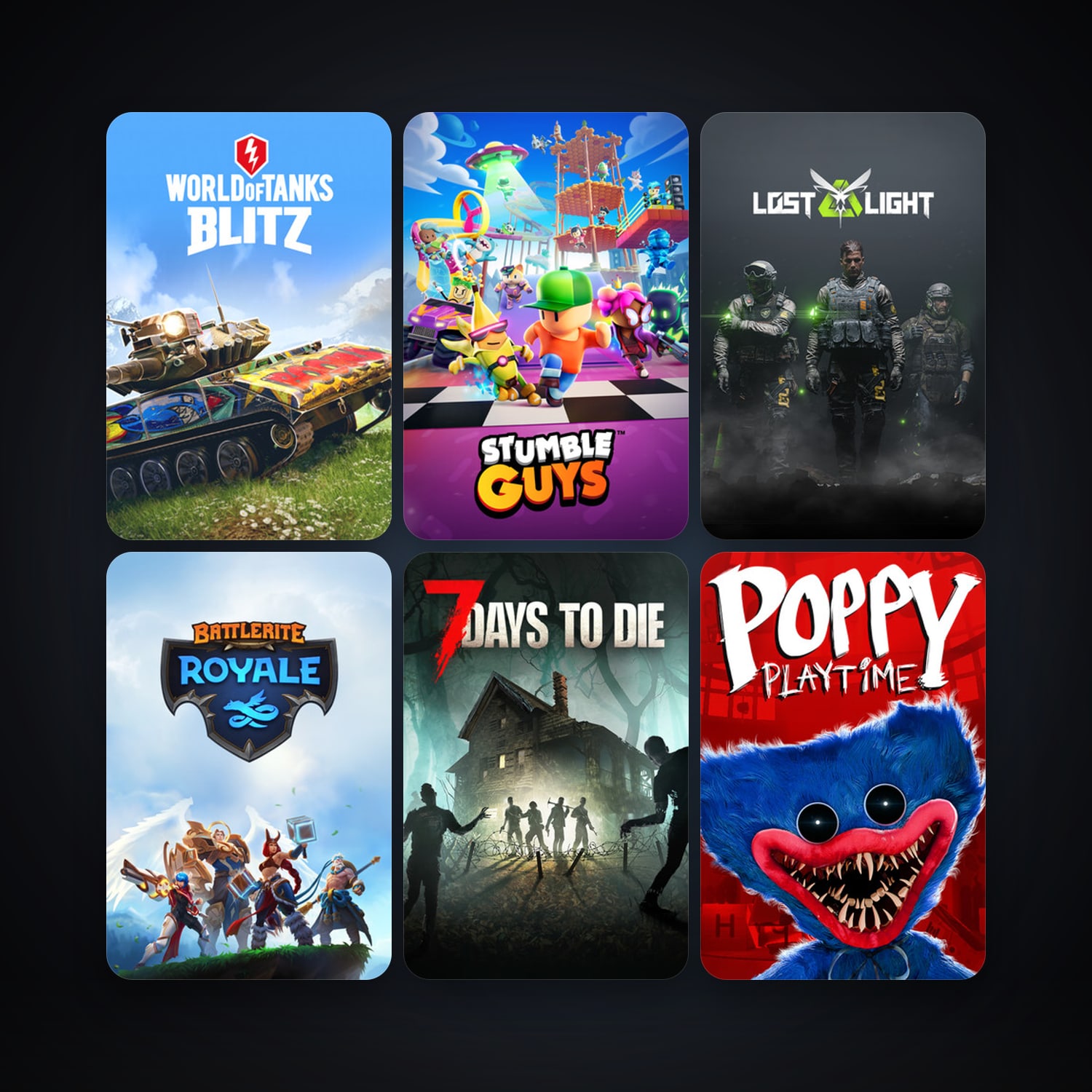 7 Days to Die + World of Tanks Blitz, 12 games, clean — HabibiAccounts