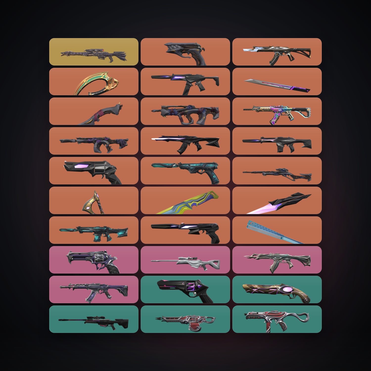 EU Ascendant 1 locker — 7 knives, 79 skins, lvl 151 — HabibiAccounts