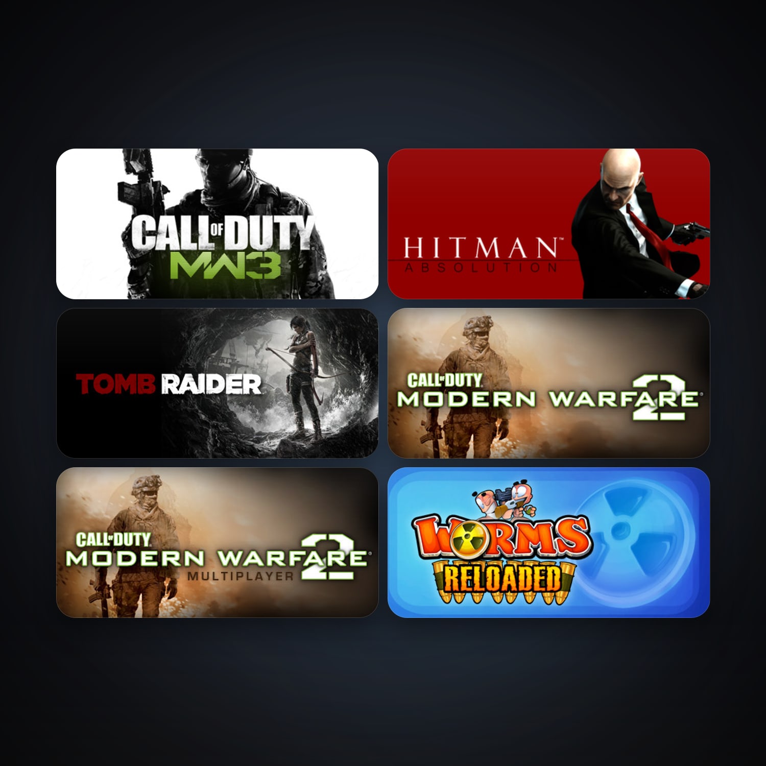 Call of Duty: Modern Warfare 2 (2009) + Call of Duty: Modern Warfare 2 - Multiplayer (2009), 7 games, clean — HabibiAccounts