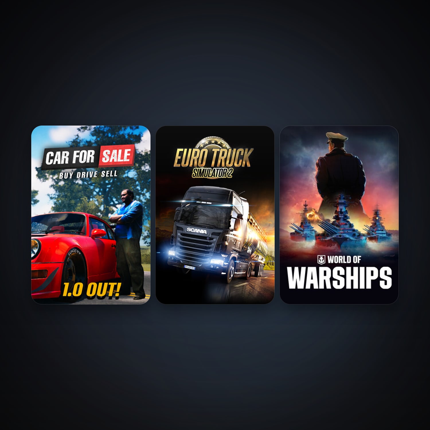 Free CS2 (No Prime) + Euro Truck Simulator 2, 9 games, clean — HabibiAccounts