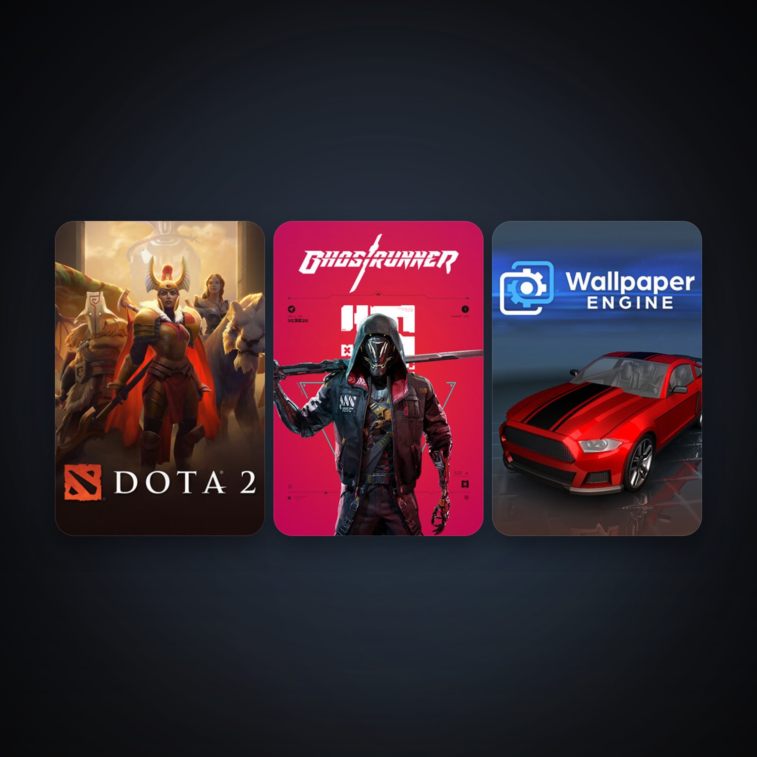 Dota 2 + Wallpaper Engine, 5 games, clean — HabibiAccounts