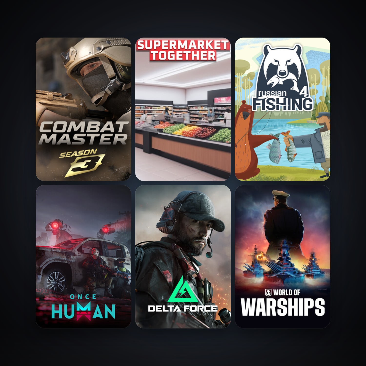 World of Warships + Russian Fishing 4, 20 games, clean — HabibiAccounts