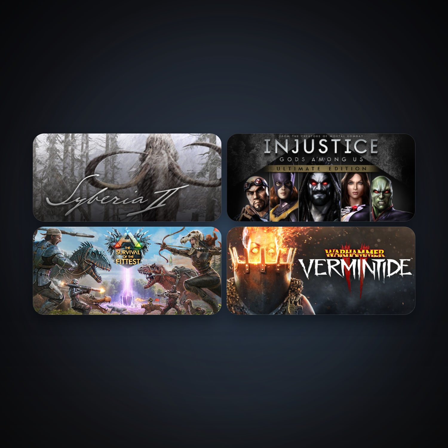 Syberia II + Injustice: Gods Among Us Ultimate Edition, 8 games, clean — HabibiAccounts