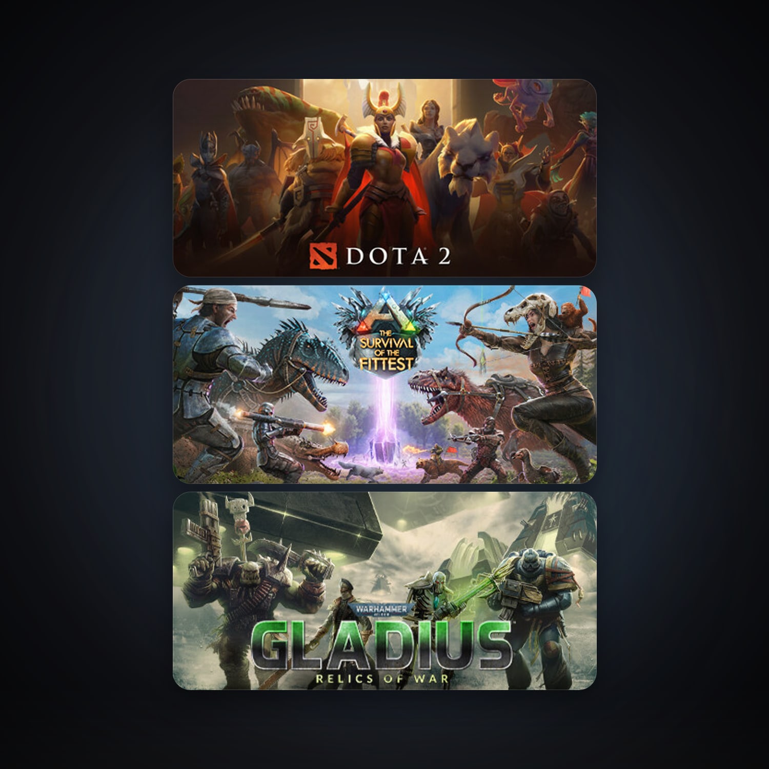 Dota 2 + ARK: The Survival Of The Fittest, 5 games, clean — HabibiAccounts