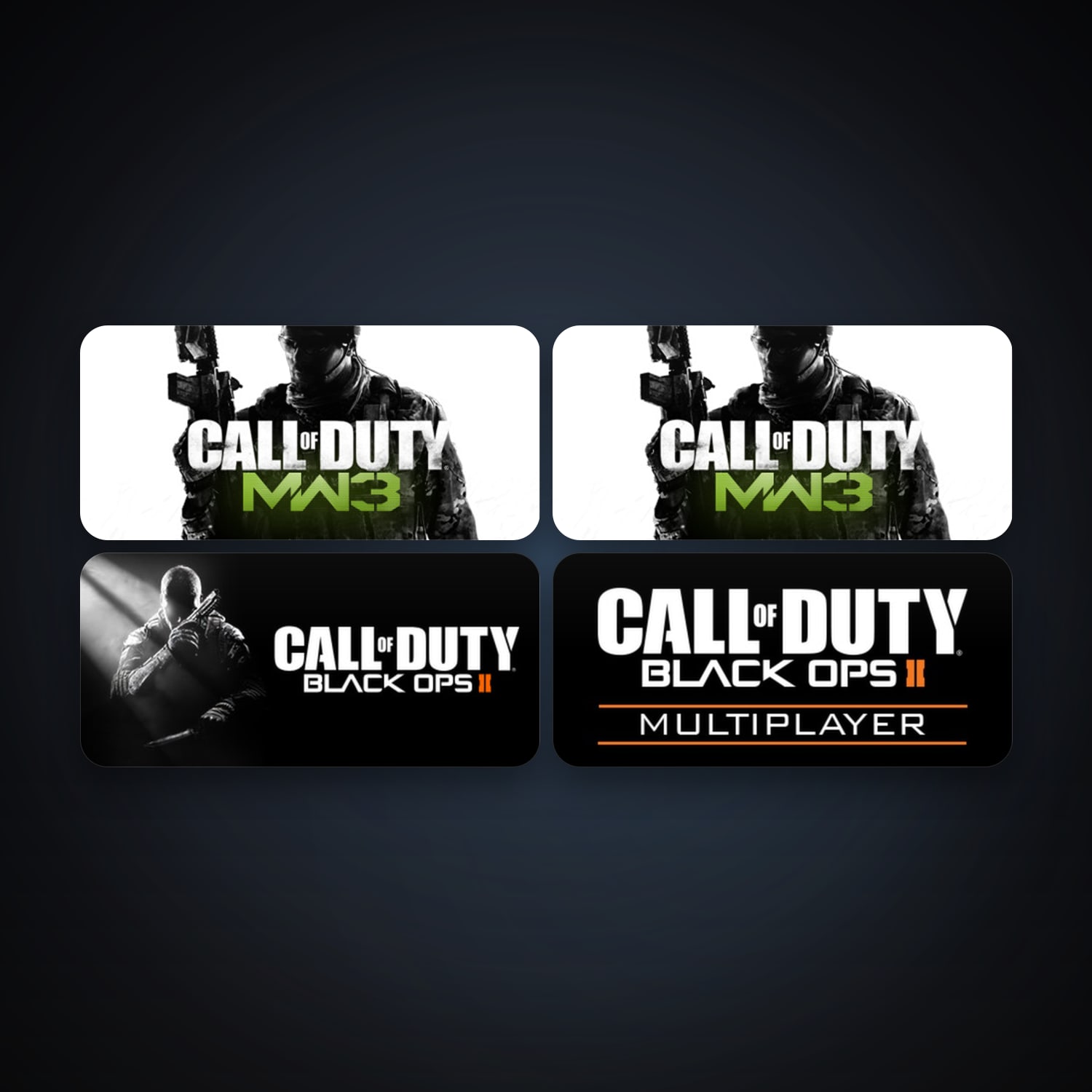 Call of Duty: Modern Warfare 3 (2011) + Call of Duty: Modern Warfare 3 - Multiplayer, 5 games, clean — HabibiAccounts