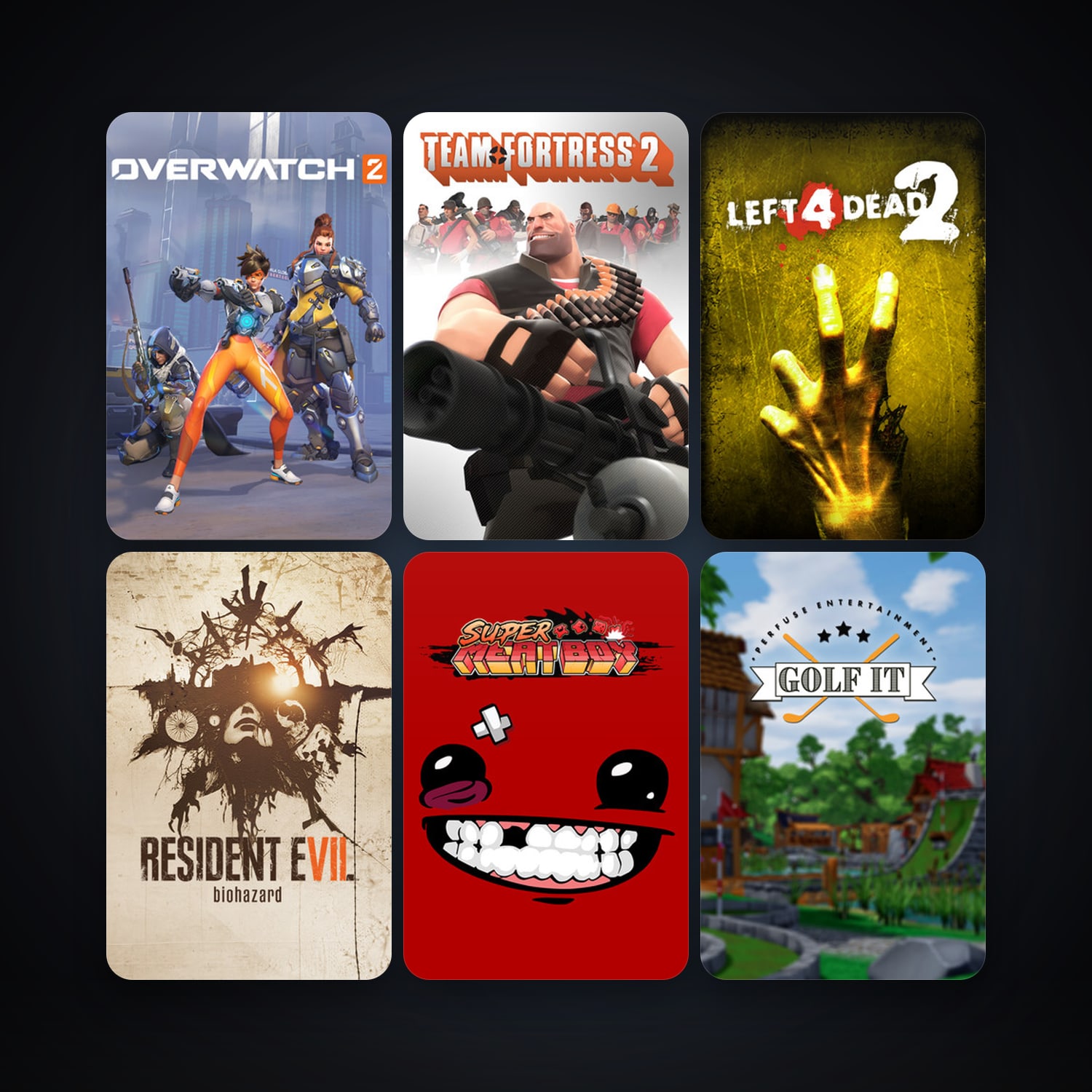 Team Fortress 2 + Left 4 Dead 2, 22 games, clean — HabibiAccounts