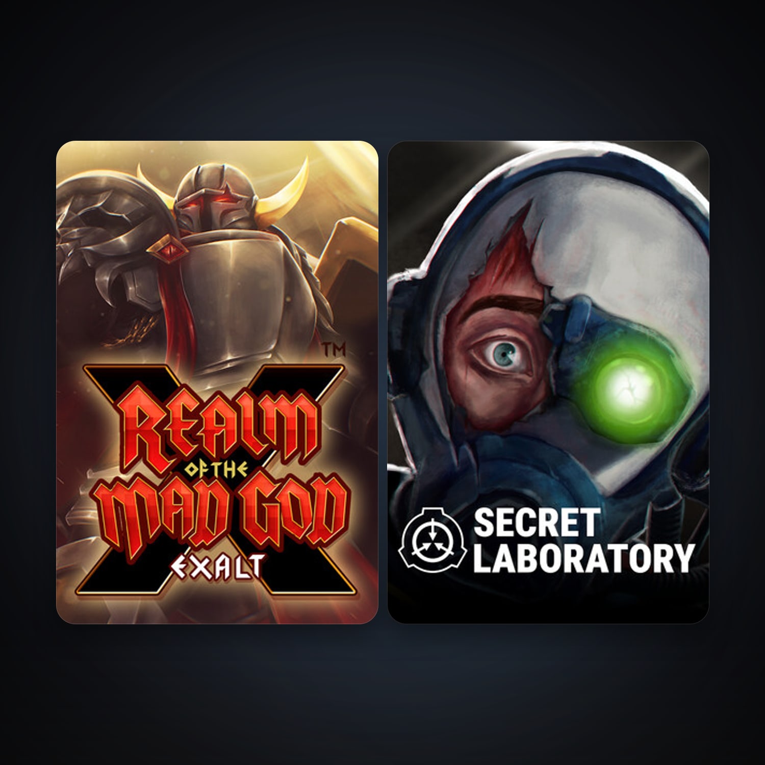 Realm of the Mad God + SCP: Secret Laboratory, 3 games, clean — HabibiAccounts