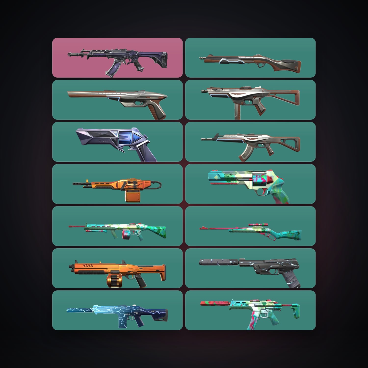Valorant account: EU Diamond 1 locker — 14 skins, lvl 53 — HabibiAccounts