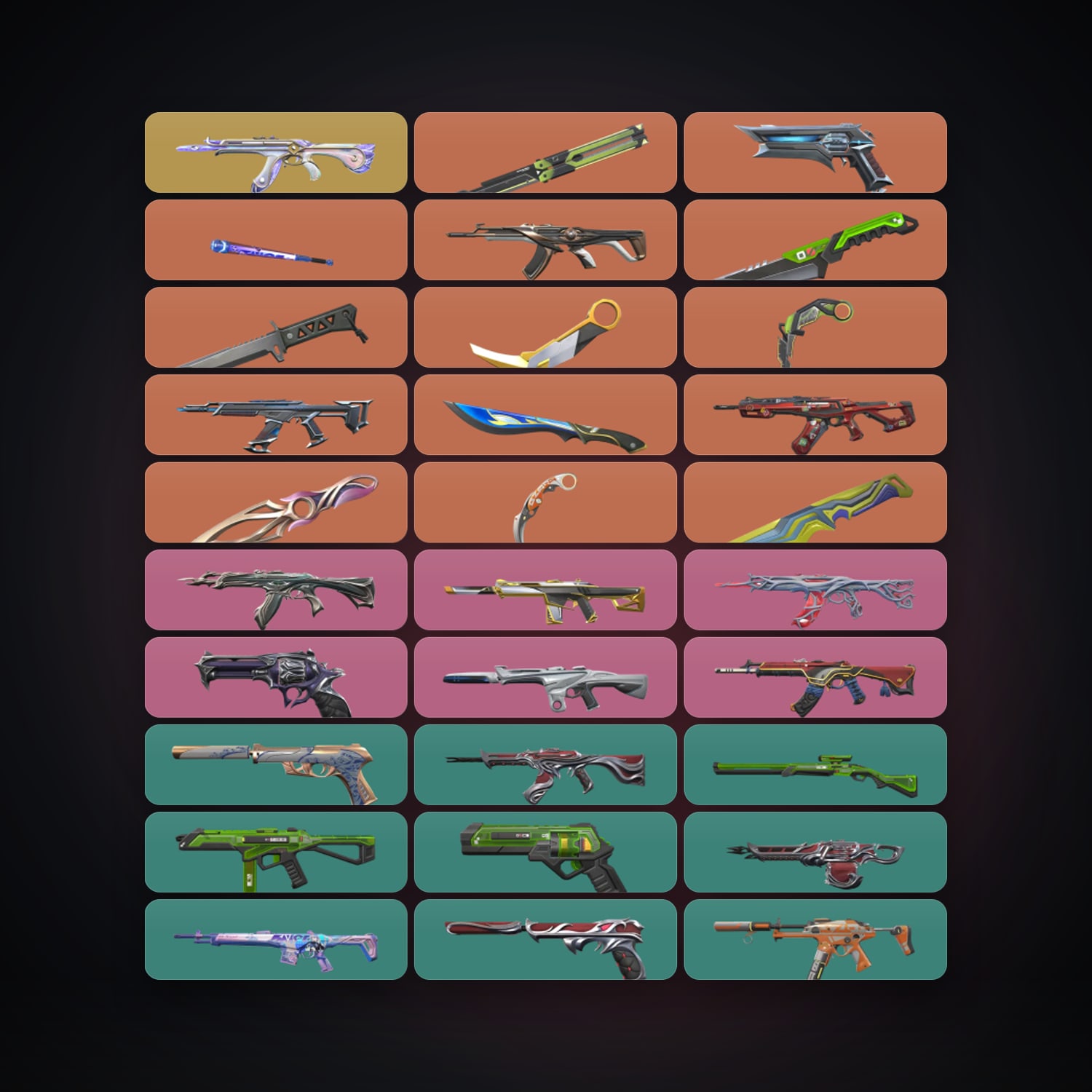 AP Diamond 2 locker — 10 knives, 79 skins, lvl 244 — HabibiAccounts