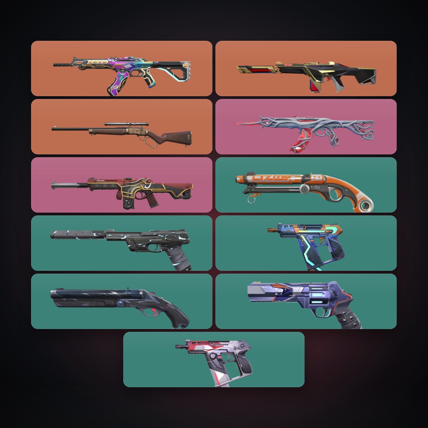 AP Gold 1 locker — 11 skins, lvl 108 — HabibiAccounts