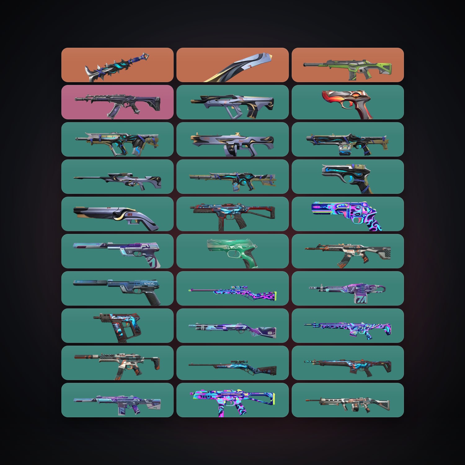 AP Diamond 1 locker — 2 knives, 31 skins, lvl 138 — HabibiAccounts