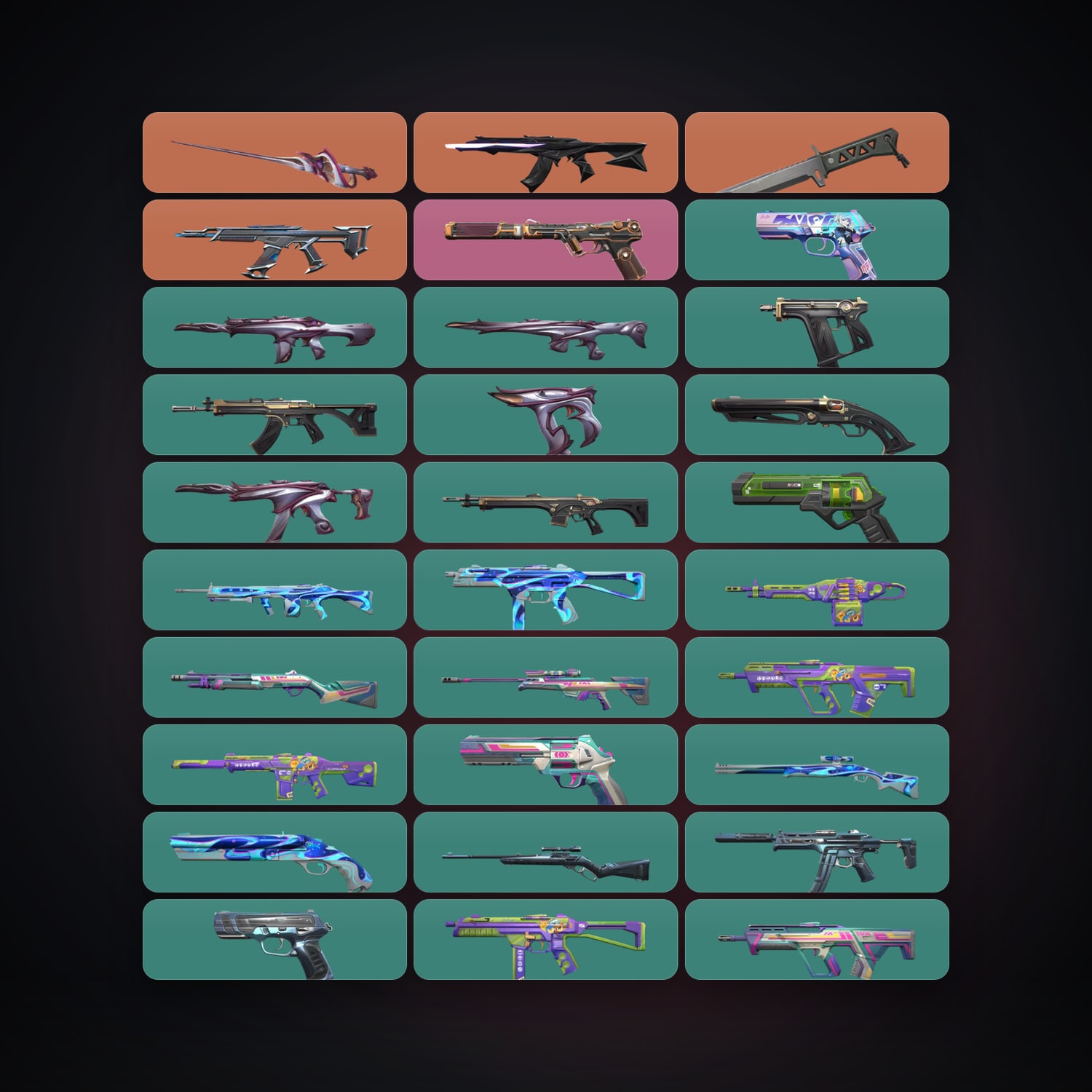 AP Silver 3 locker — 2 knives, 30 skins, lvl 84 — HabibiAccounts