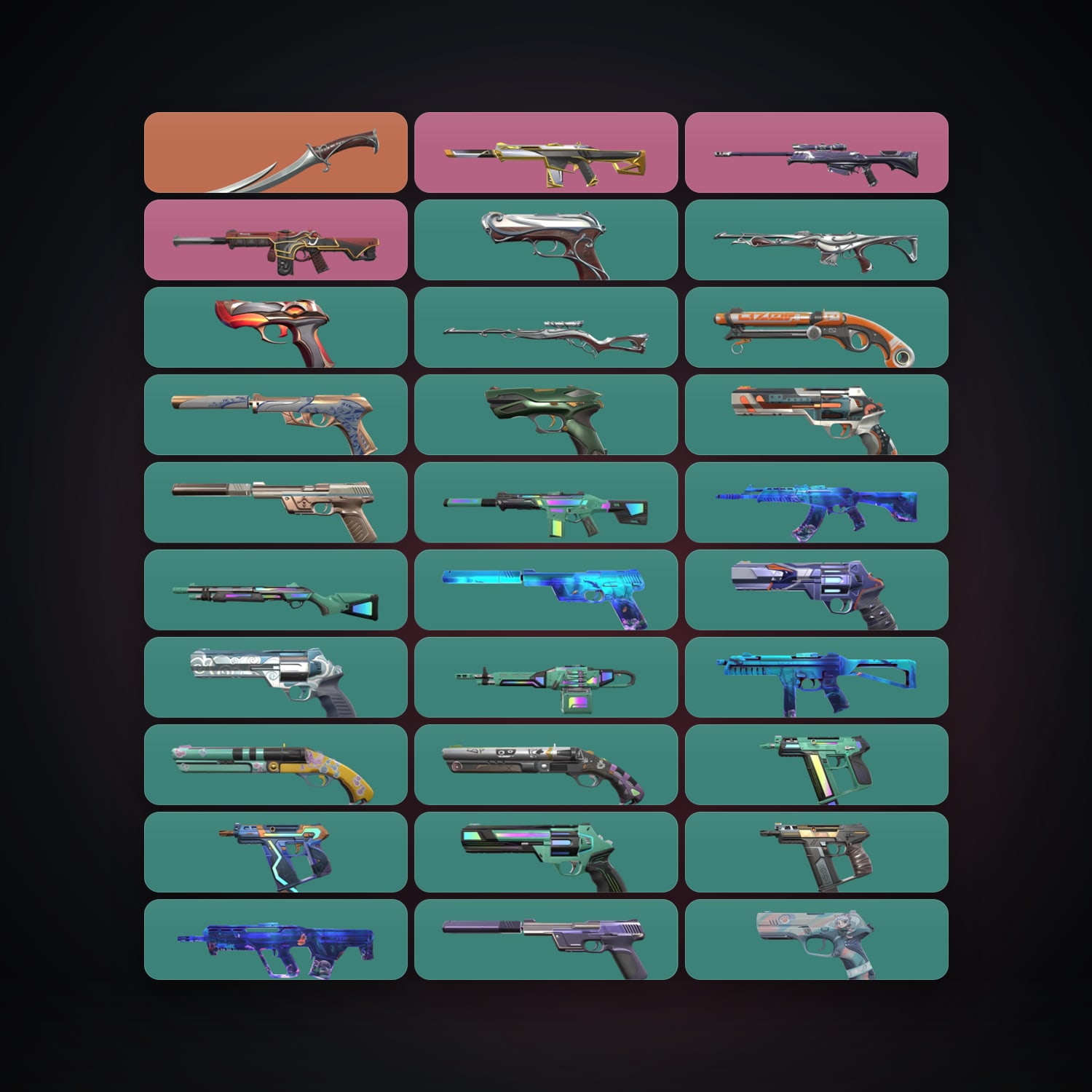 AP Diamond 2 locker — 1 knives, 31 skins, lvl 236 — HabibiAccounts