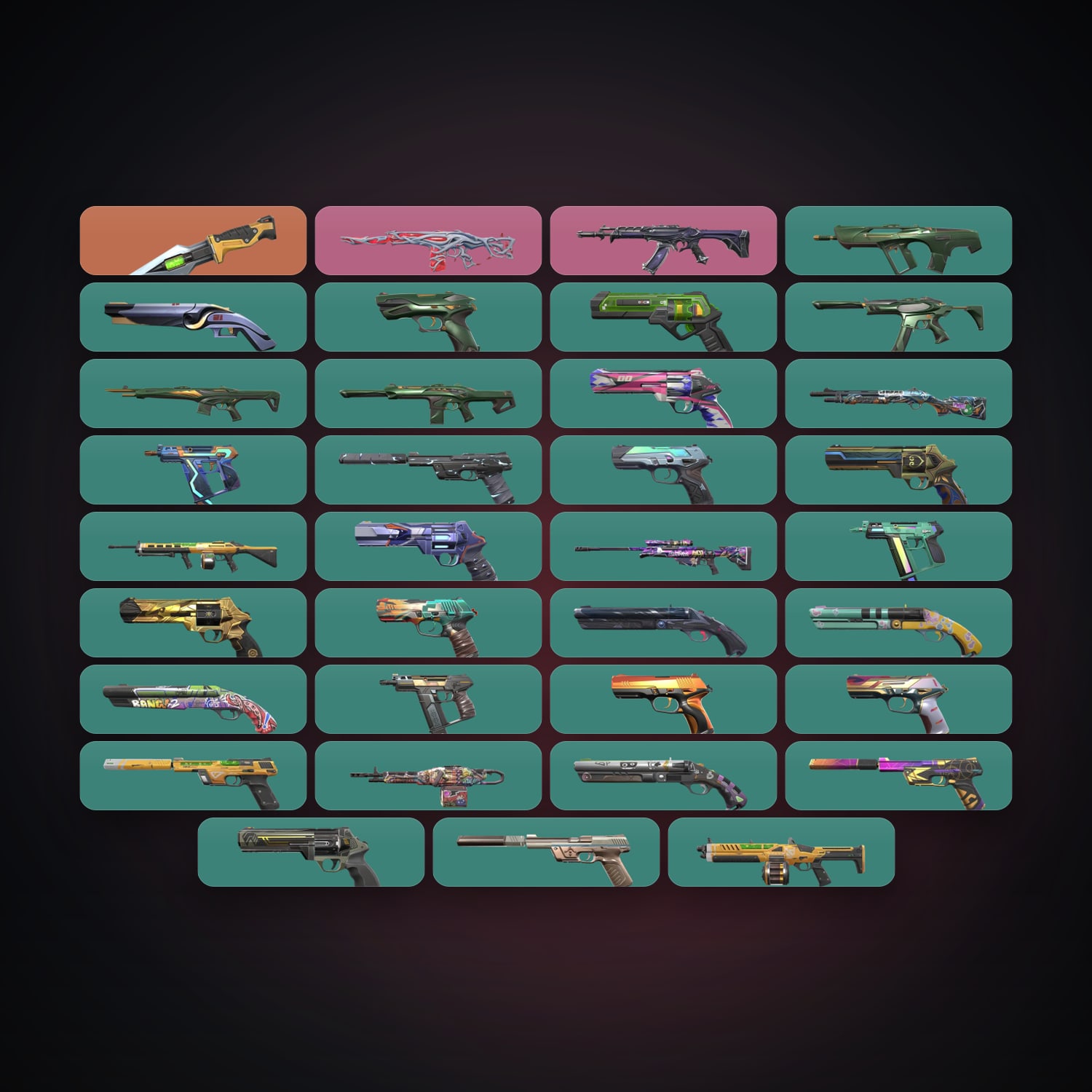 AP Gold 3 locker — 1 knives, 36 skins, lvl 261 — HabibiAccounts