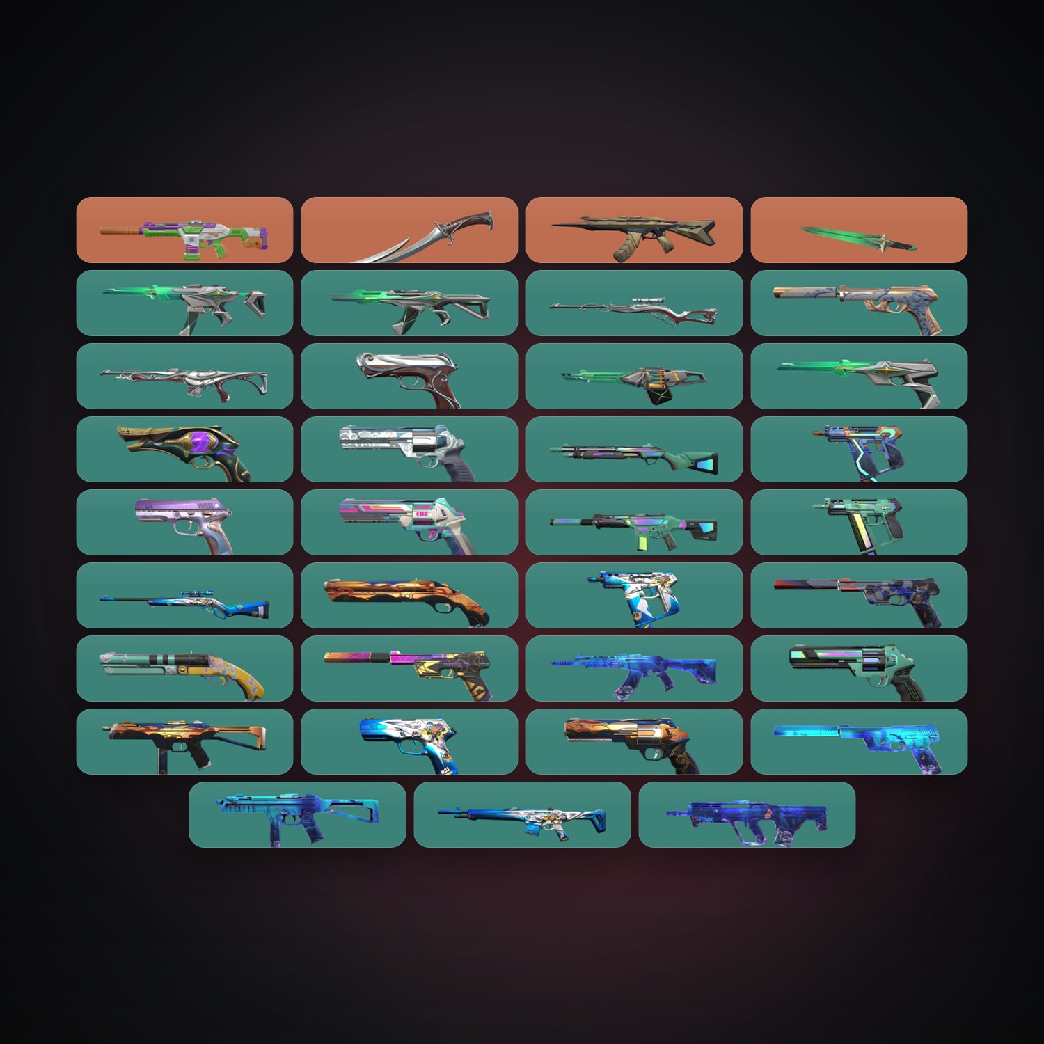 AP Plat 2 locker — 2 knives, 37 skins, lvl 178 — HabibiAccounts