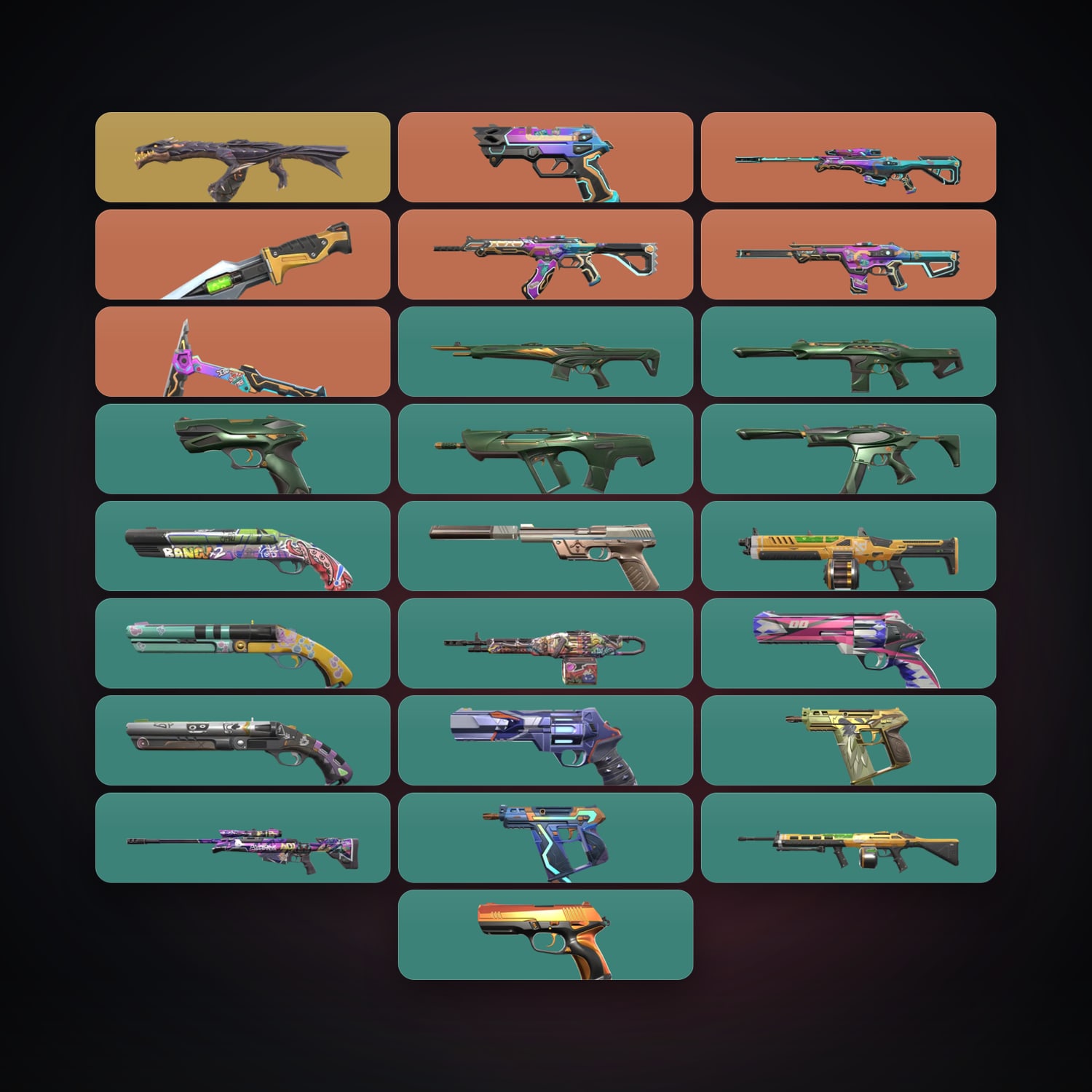 AP Silver 1 locker — 2 knives, 27 skins, lvl 139 — HabibiAccounts