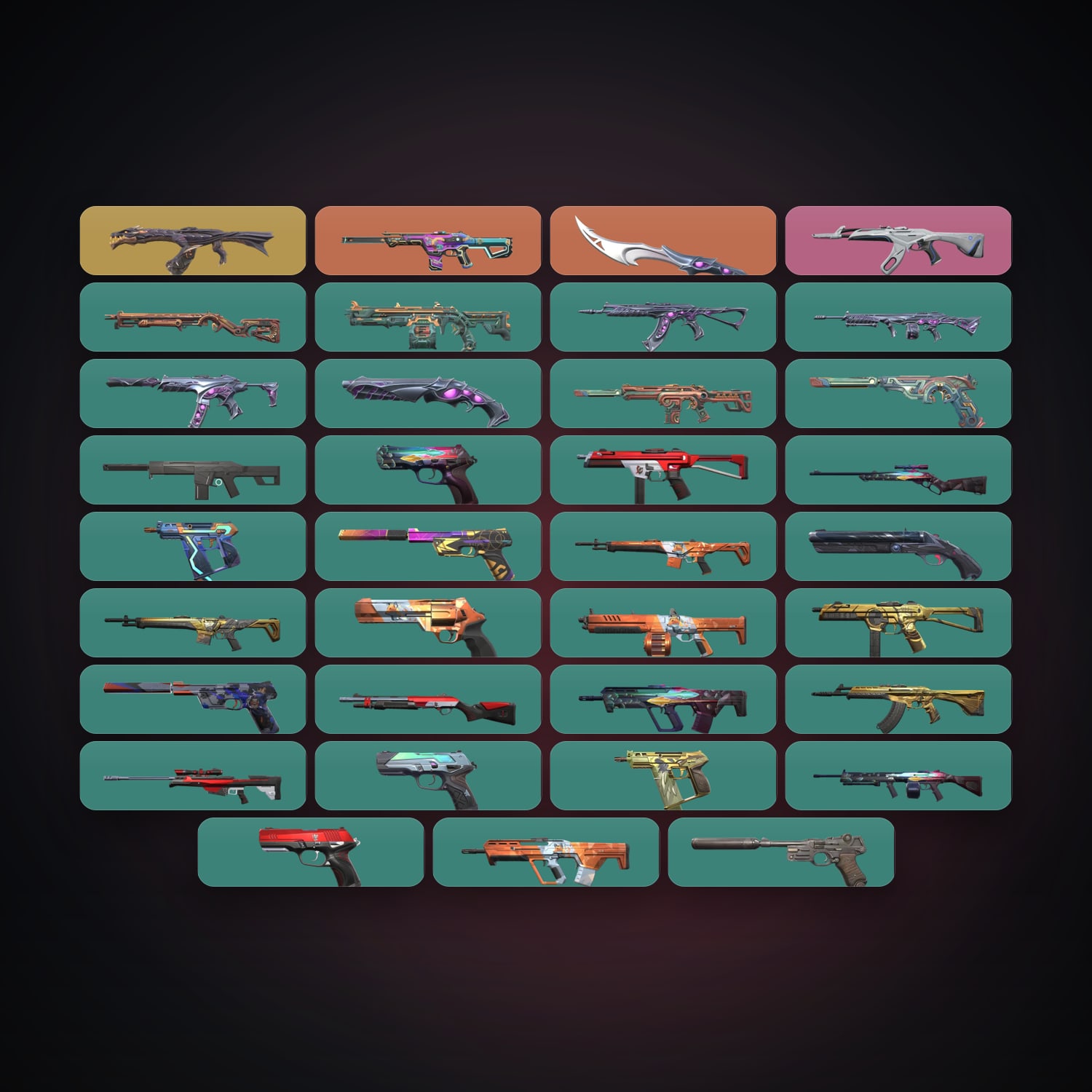 AP Silver 3 locker — 1 knives, 35 skins, lvl 132 — HabibiAccounts