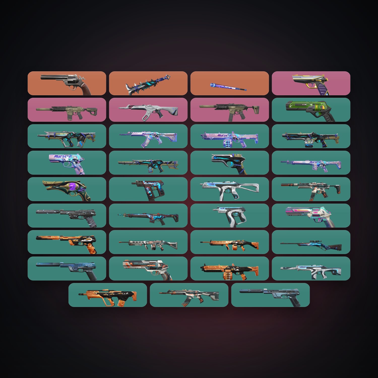 AP Plat 1 locker — 2 knives, 37 skins, lvl 149 — HabibiAccounts