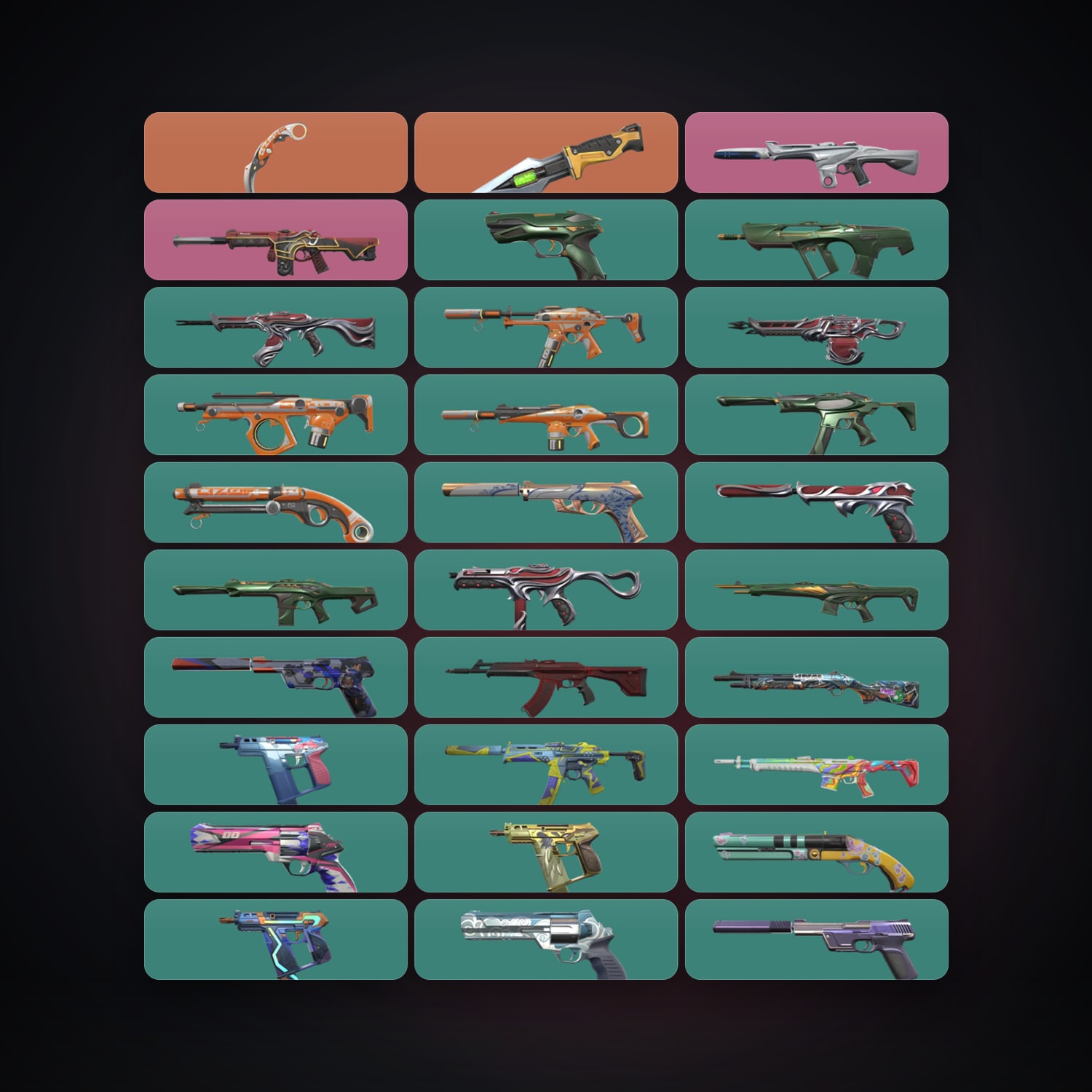 AP Silver 3 locker — 2 knives, 53 skins, lvl 245 — HabibiAccounts