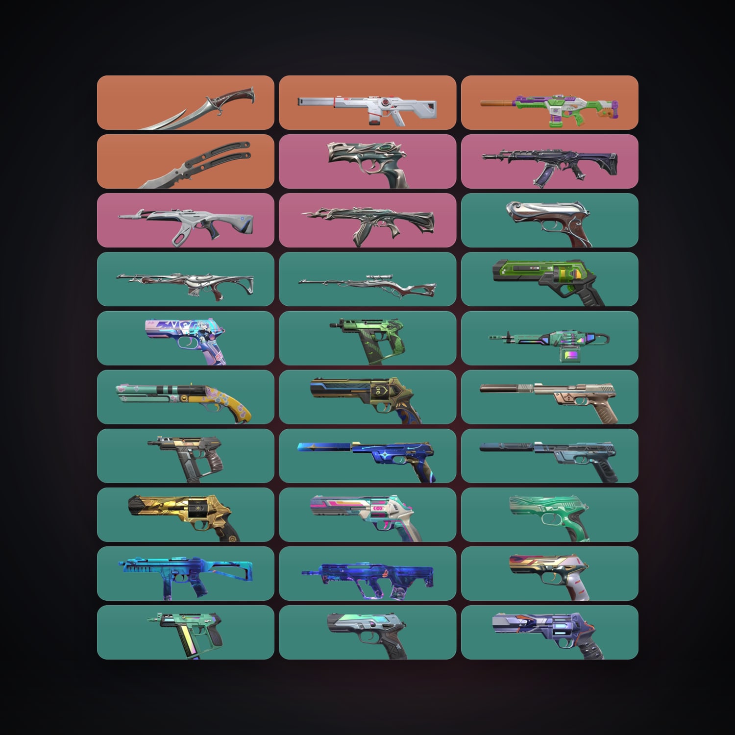AP Gold 1 locker — 2 knives, 42 skins, lvl 308 — HabibiAccounts