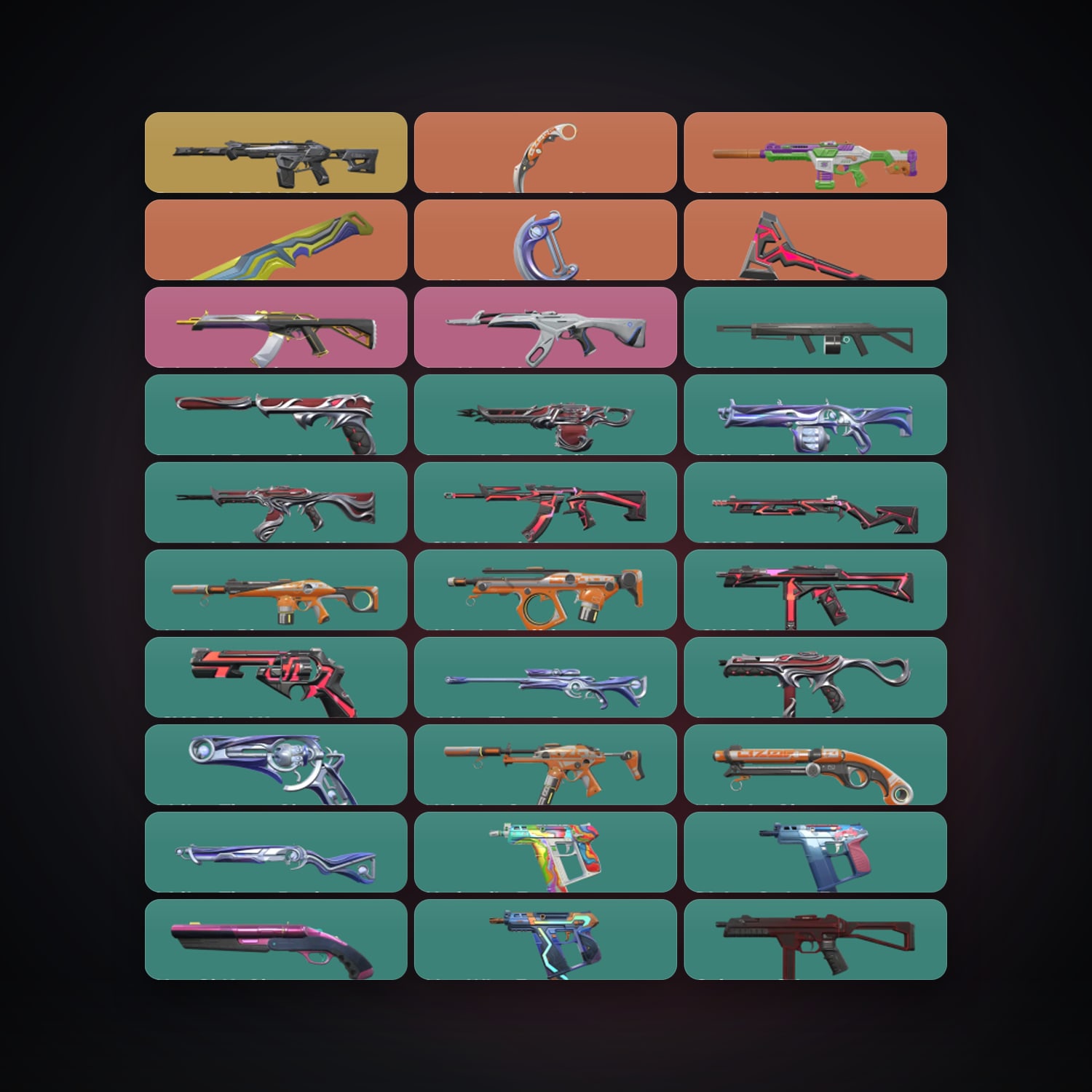 AP Plat 1 locker — 4 knives, 66 skins, lvl 179 — HabibiAccounts