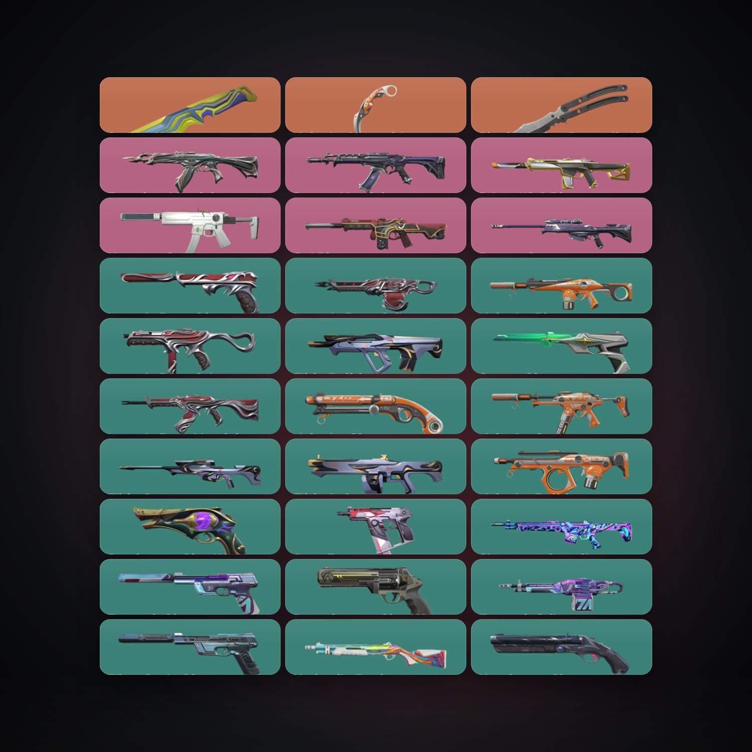 AP Gold 2 locker — 3 knives, 64 skins, lvl 284 — HabibiAccounts