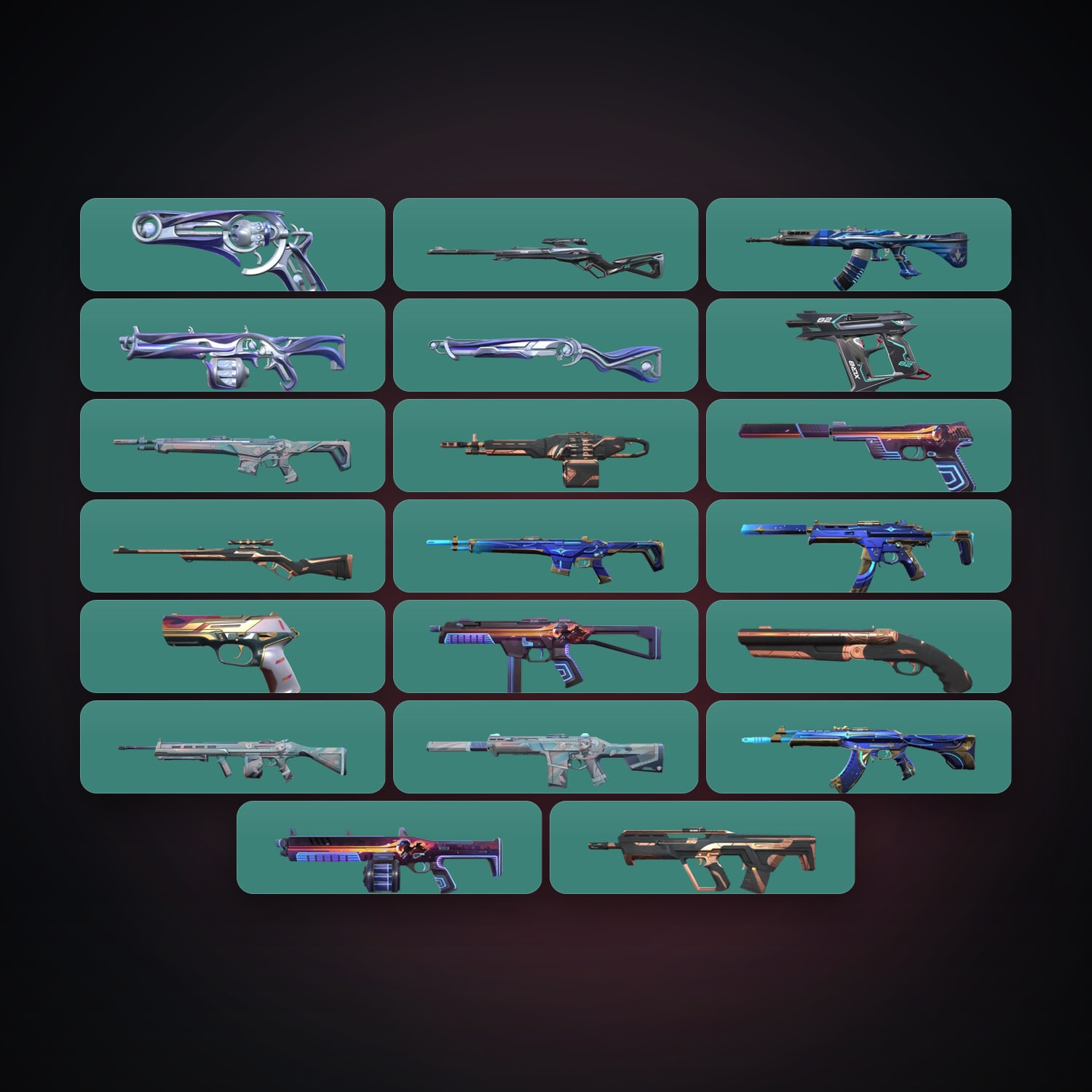 EU Gold 3 locker — 20 skins, lvl 56 — HabibiAccounts