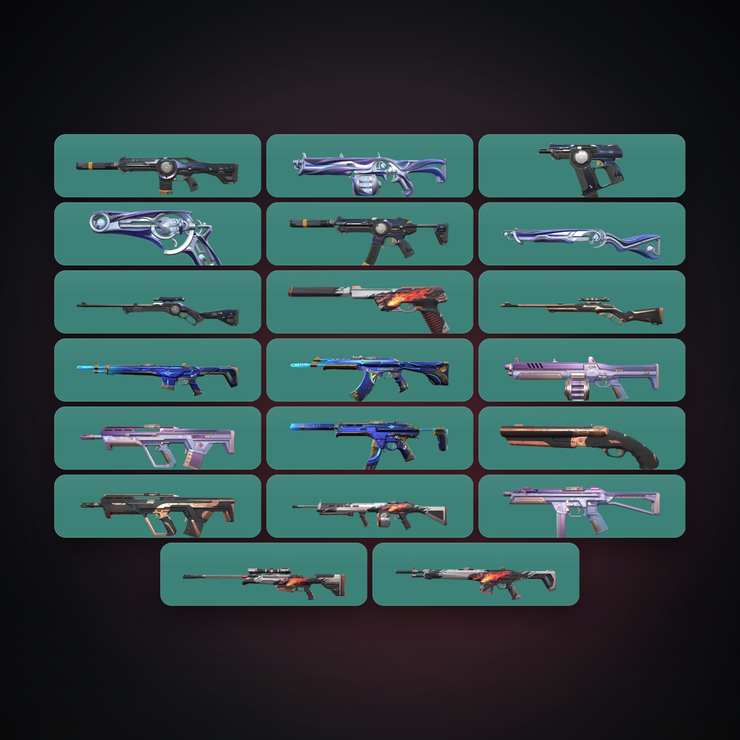 EU Silver 1 locker — 20 skins, lvl 67 — HabibiAccounts