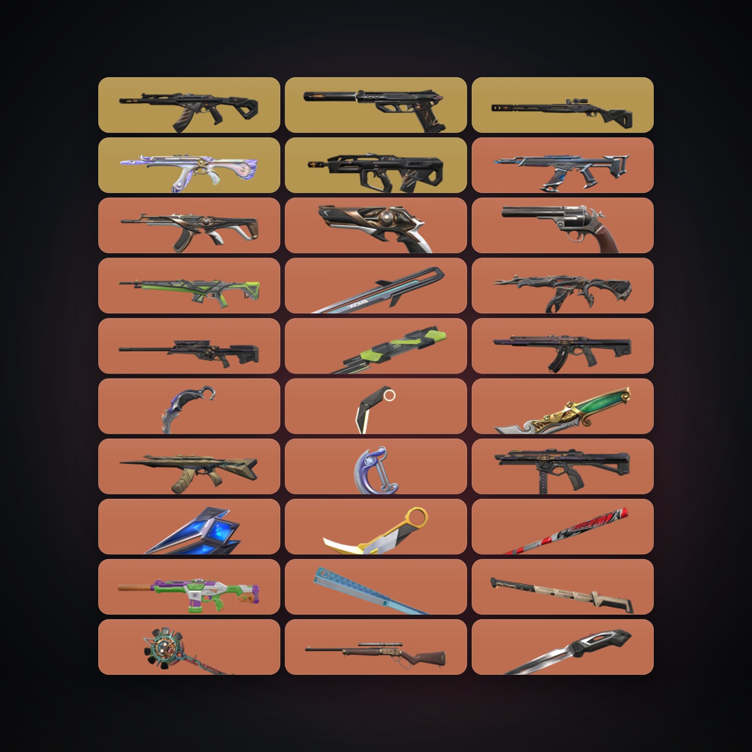 EU Silver 3 locker — 13 knives, 121 skins, lvl 167 — HabibiAccounts