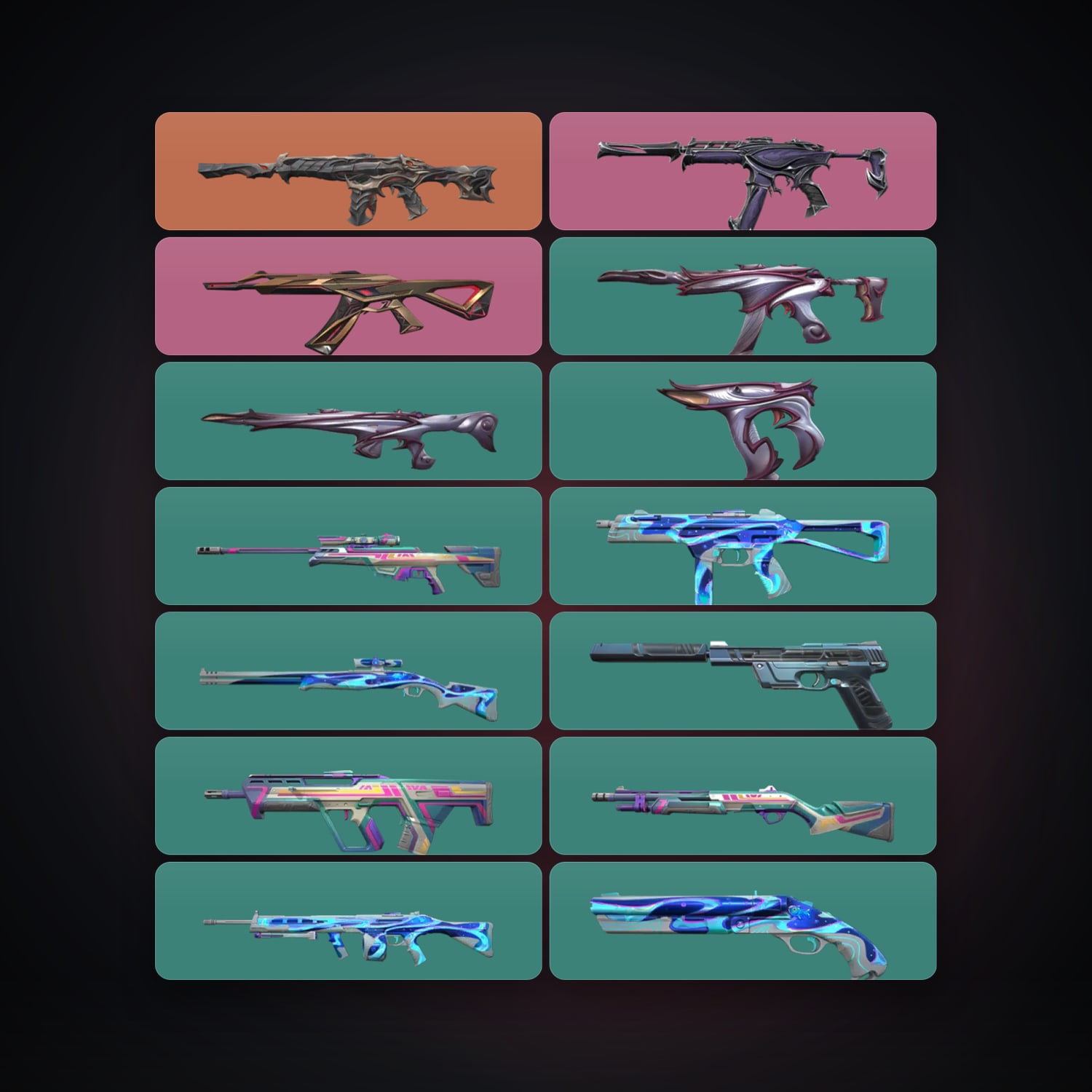EU Diamond 1 locker — 14 skins, lvl 52 — HabibiAccounts