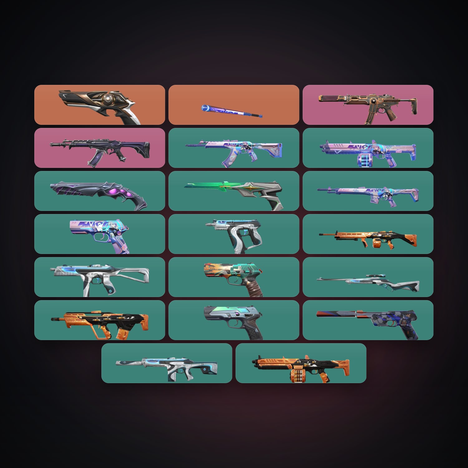 EU Gold 3 locker — 1 knives, 21 skins, lvl 106 — HabibiAccounts