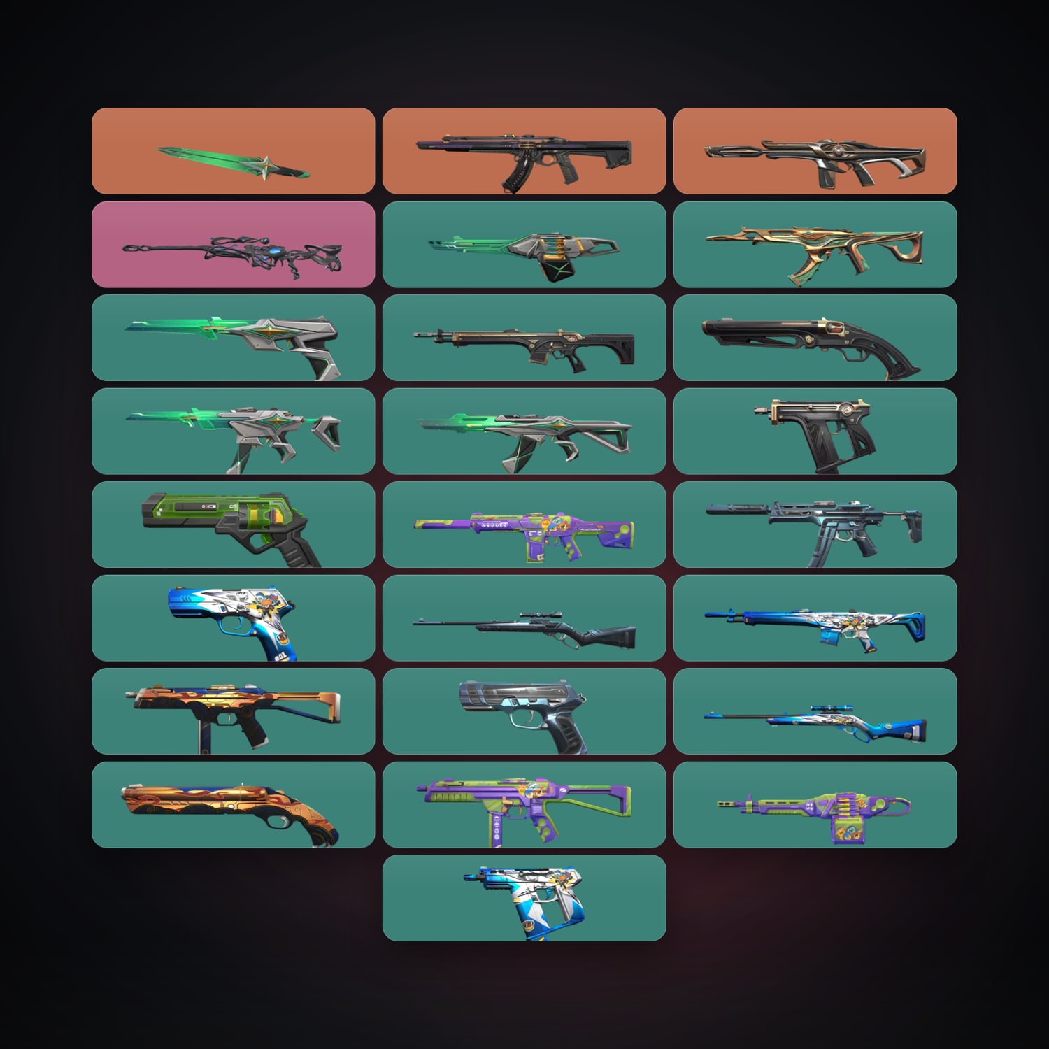 EU Gold 3 locker — 1 knives, 27 skins, lvl 66 — HabibiAccounts