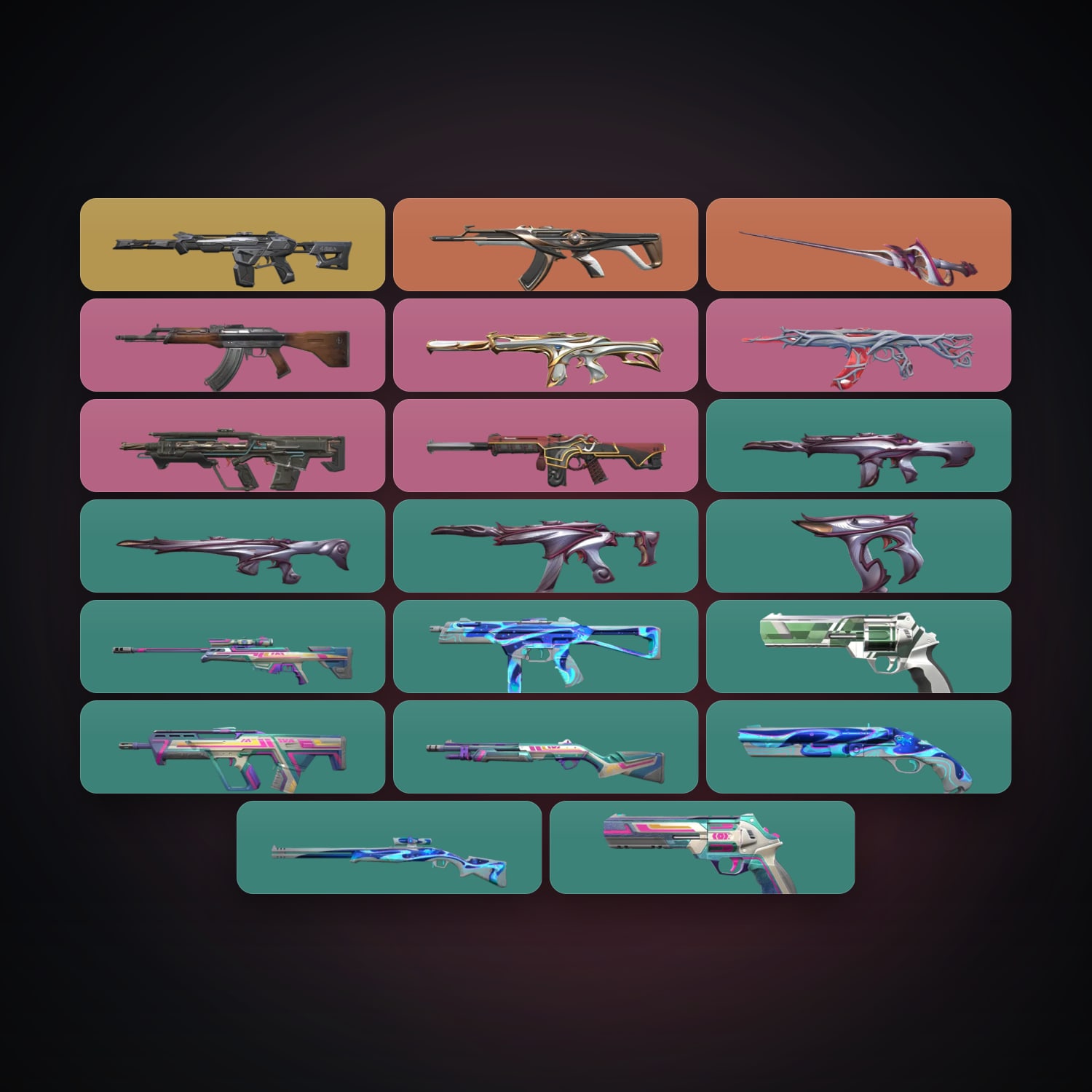 EU Plat 1 locker — 1 knives, 21 skins, lvl 36 — HabibiAccounts