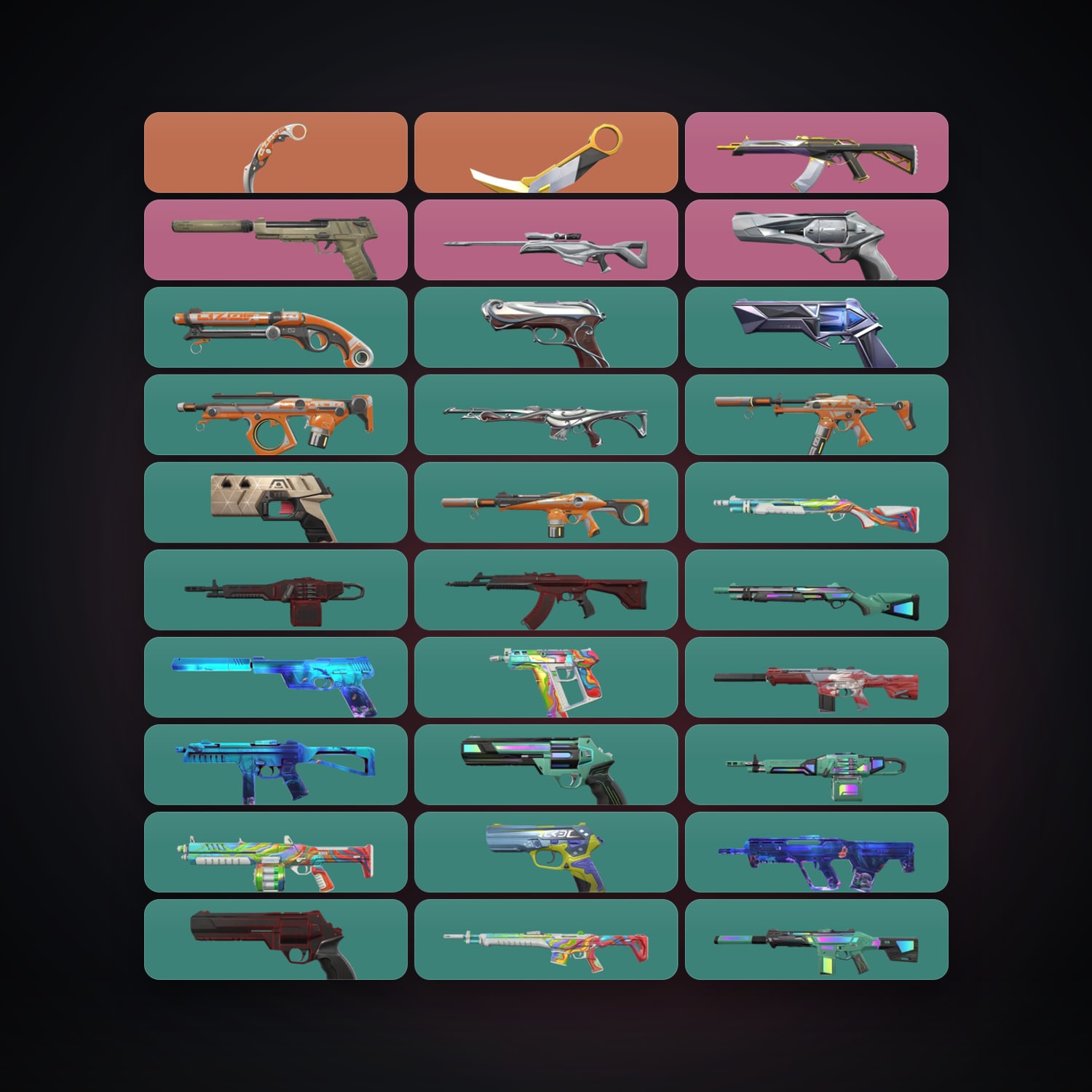 EU Gold 1 locker — 2 knives, 32 skins, lvl 145 — HabibiAccounts