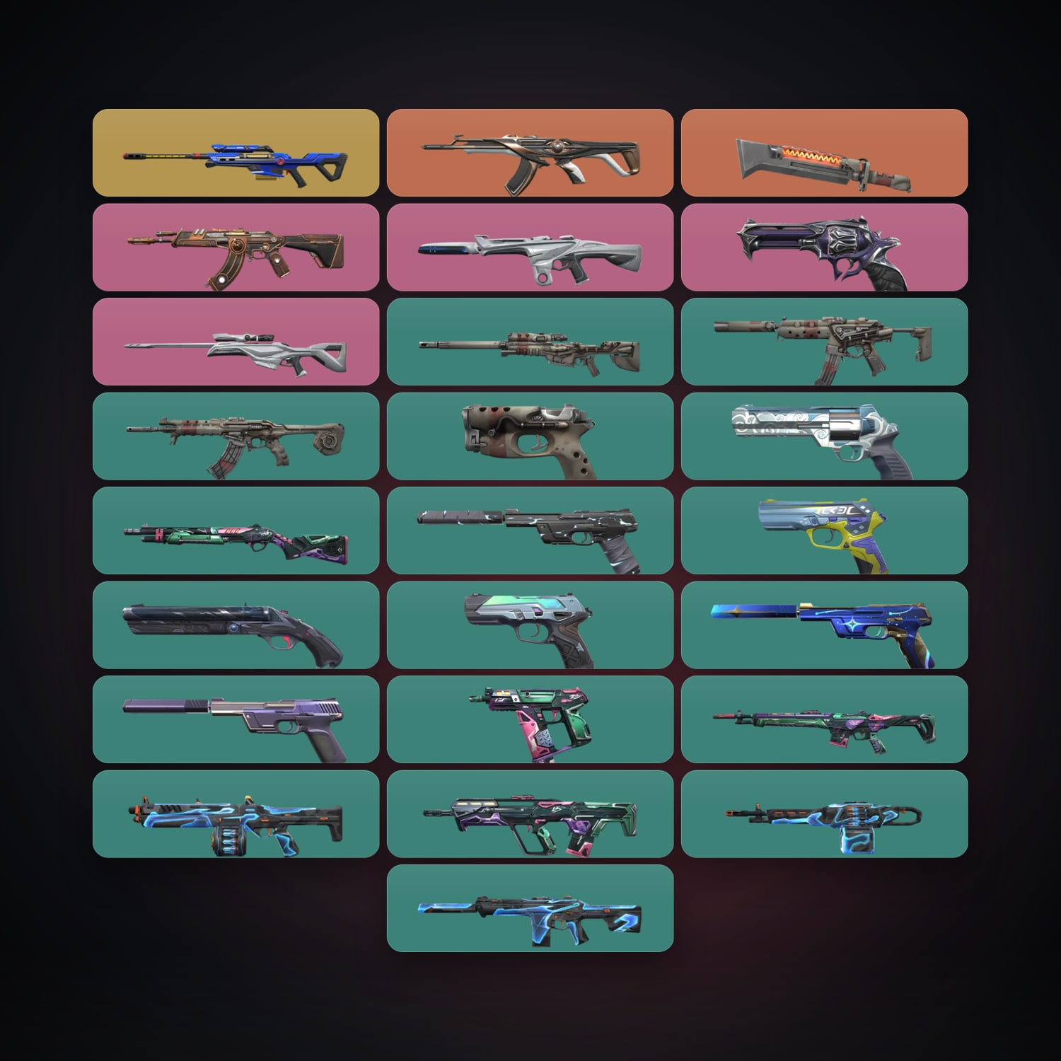 EU Plat 1 locker — 1 knives, 27 skins, lvl 167 — HabibiAccounts