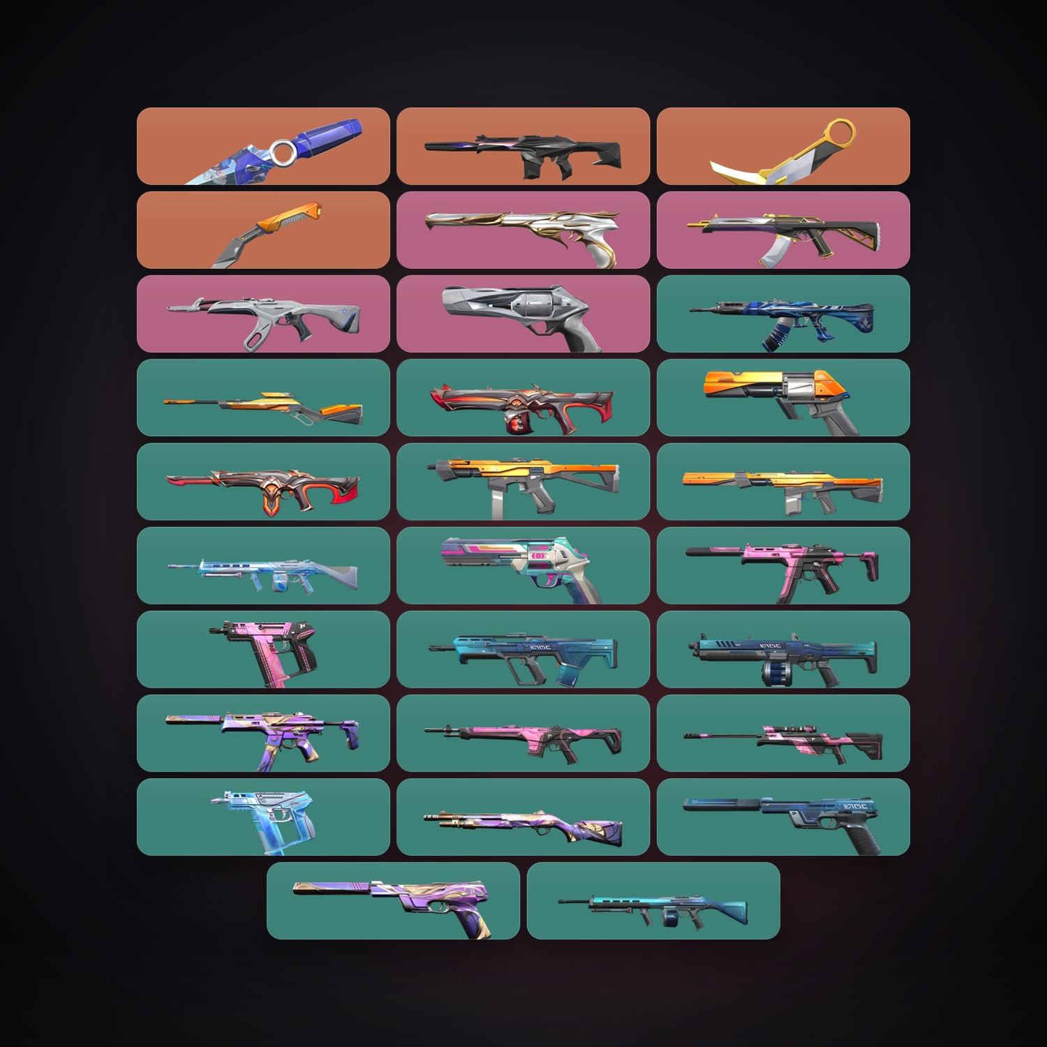 EU Plat 3 locker — 3 knives, 29 skins, lvl 88 — HabibiAccounts