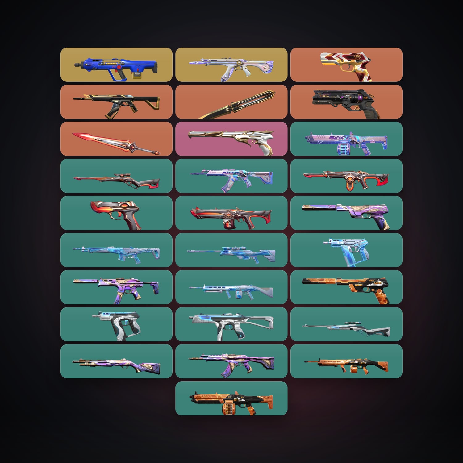 EU Plat 1 locker — 2 knives, 28 skins, lvl 55 — HabibiAccounts