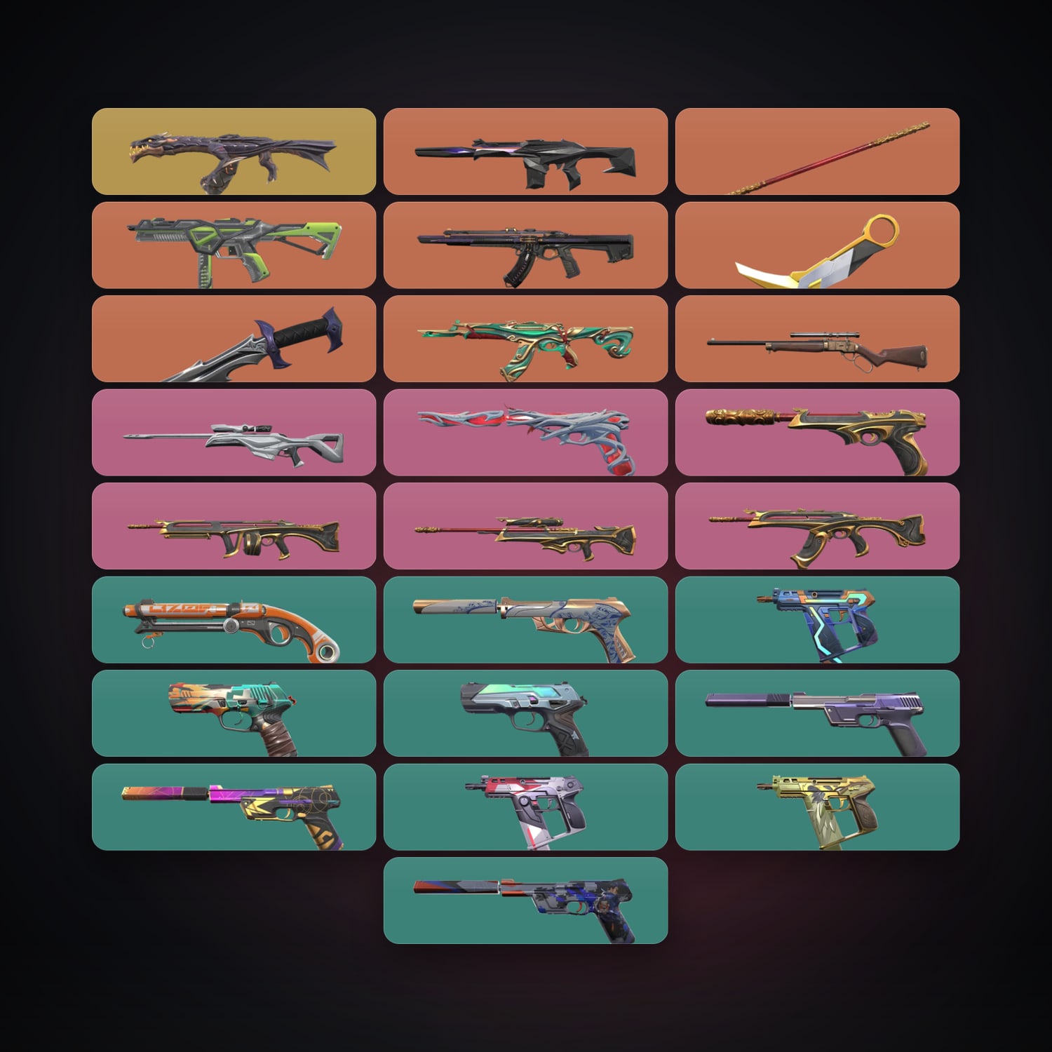 EU Silver 3 locker — 3 knives, 26 skins, lvl 144 — HabibiAccounts