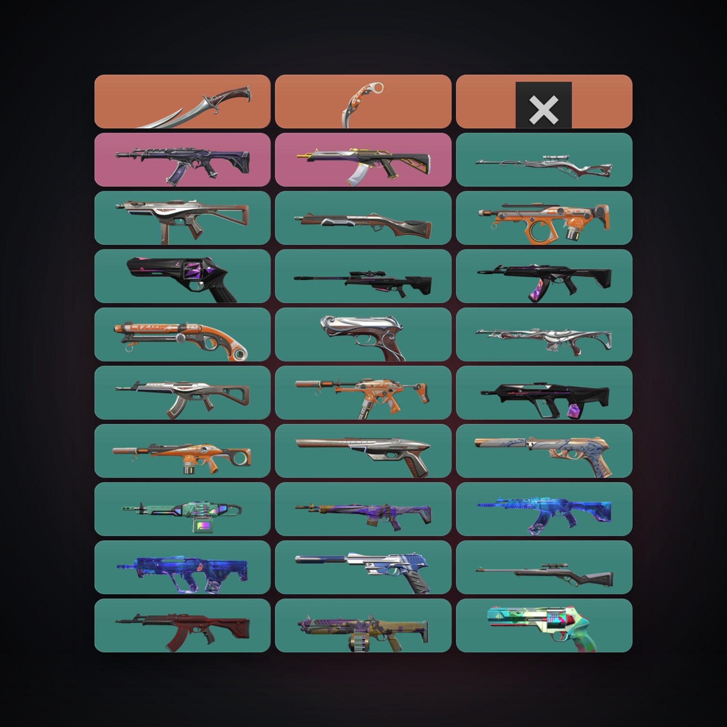 EU Silver 2 locker — 3 knives, 63 skins, lvl 256 — HabibiAccounts