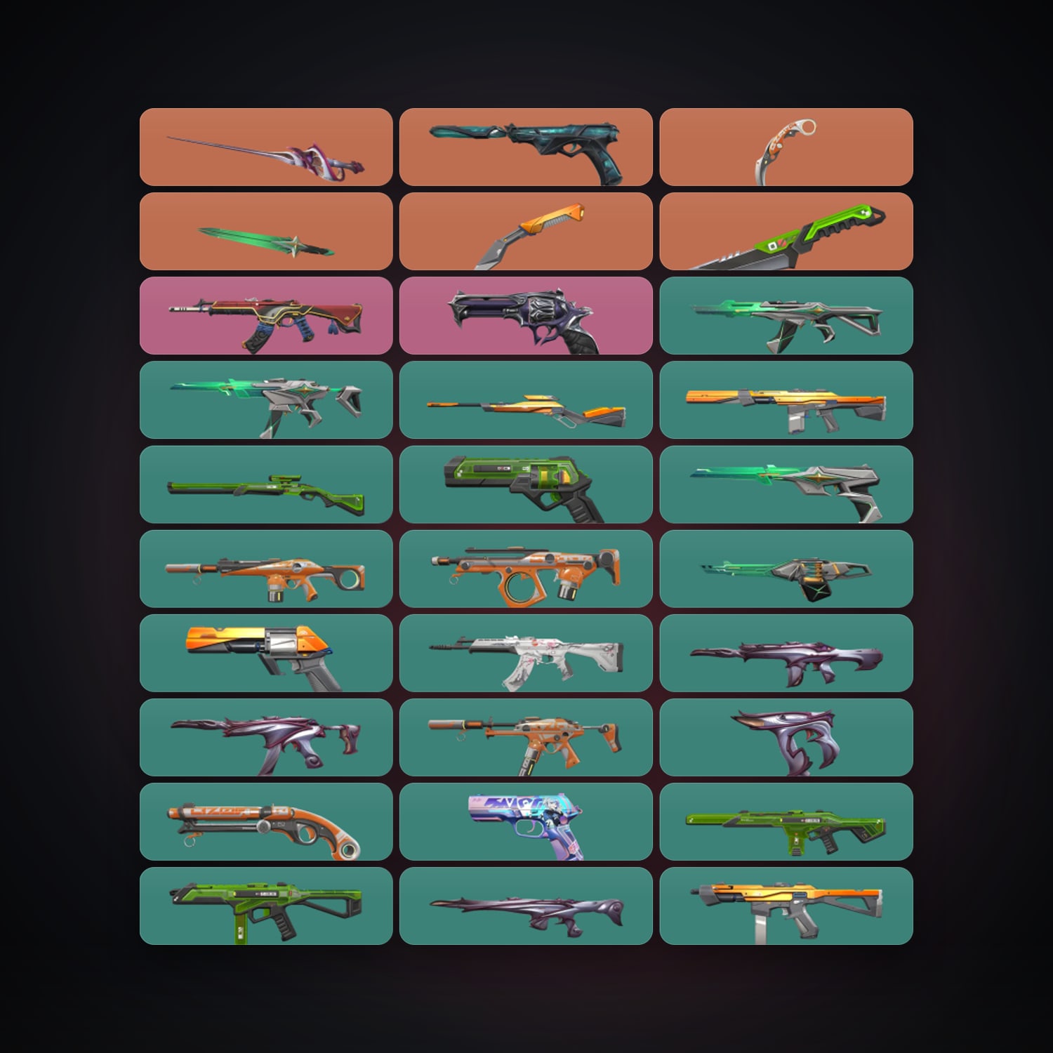 EU Silver 2 locker — 5 knives, 74 skins, lvl 130 — HabibiAccounts