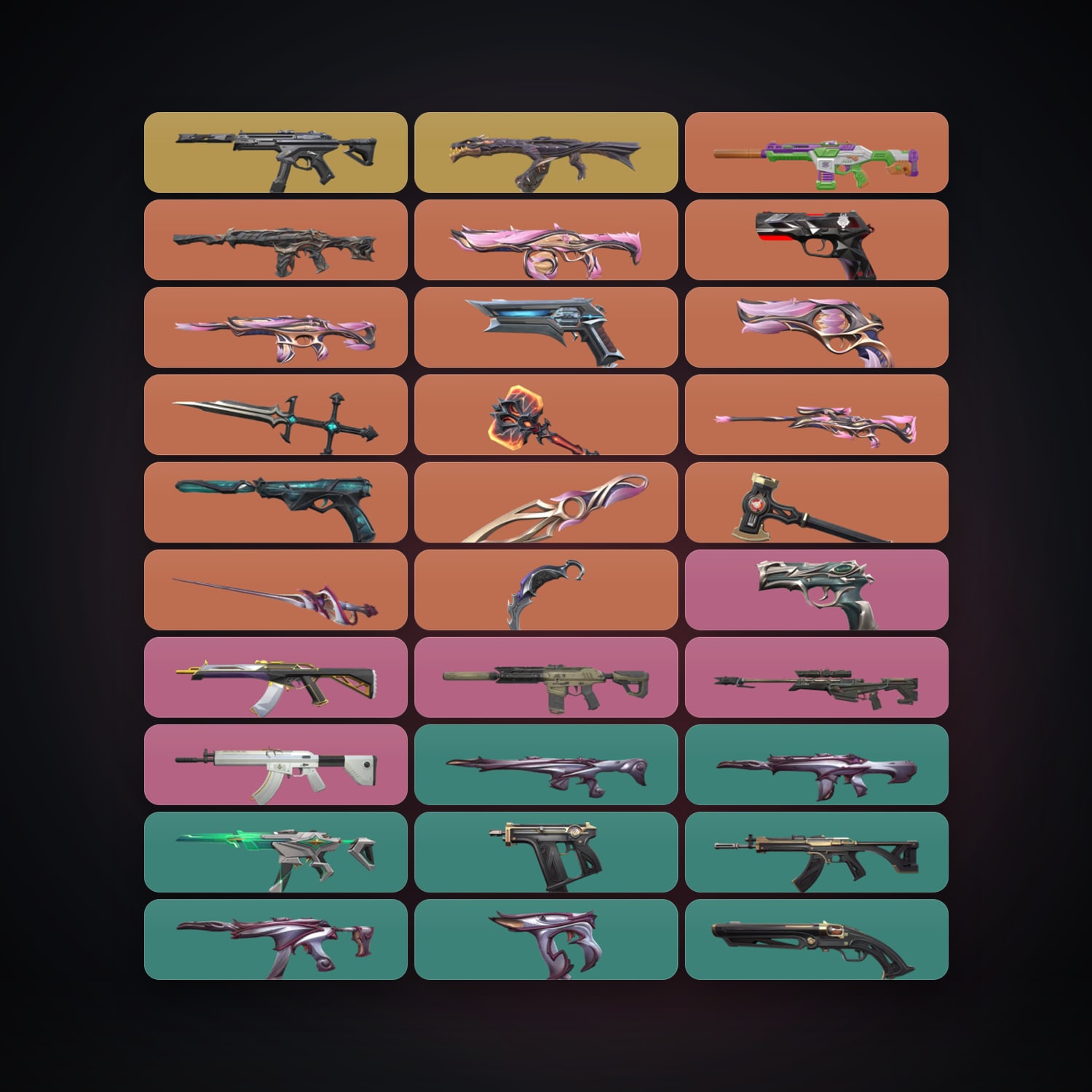 EU Silver 2 locker — 6 knives, 55 skins, lvl 138 — HabibiAccounts