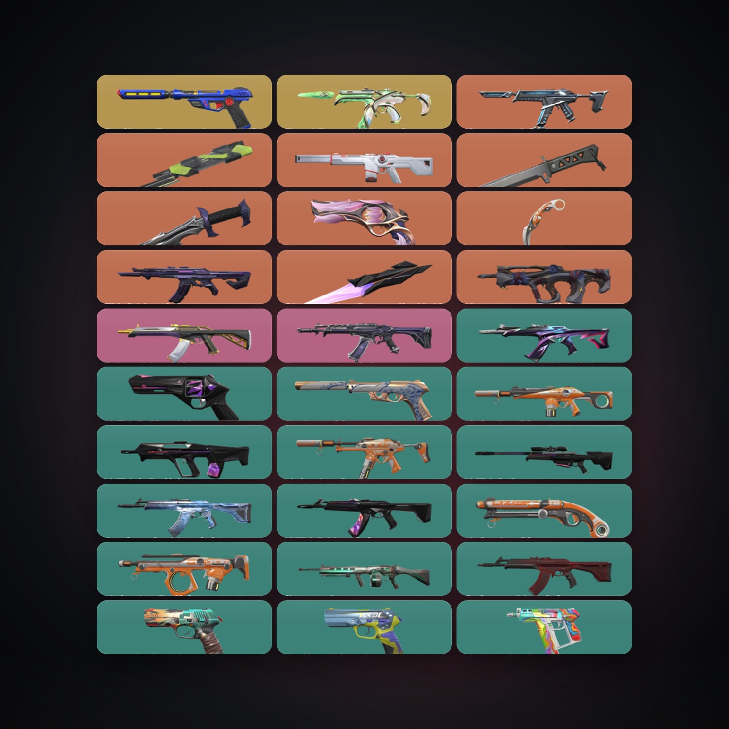 EU Gold 2 locker — 5 knives, 67 skins, lvl 203 — HabibiAccounts