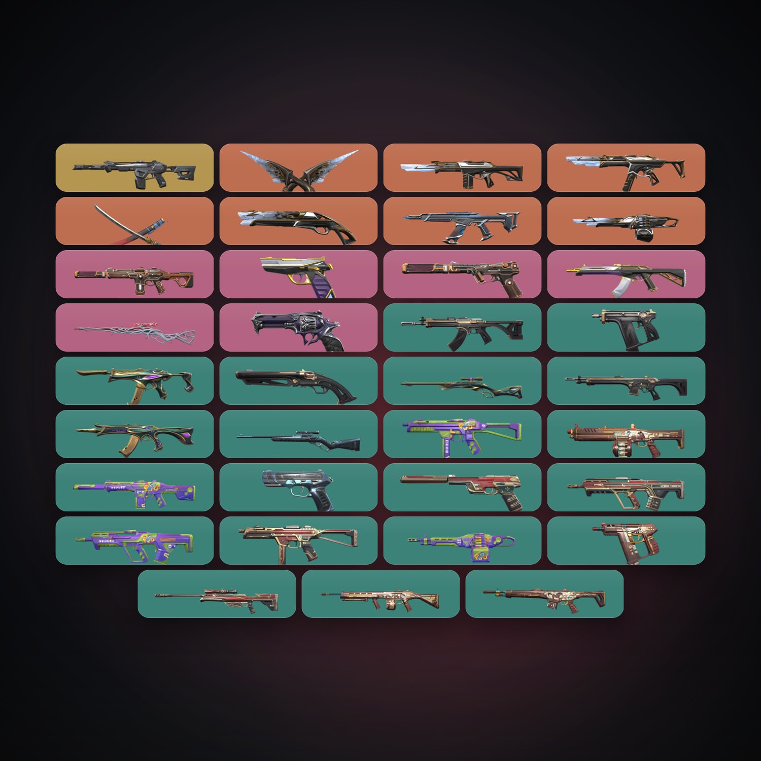 KR Silver 3 locker — 2 knives, 36 skins, lvl 55 — HabibiAccounts