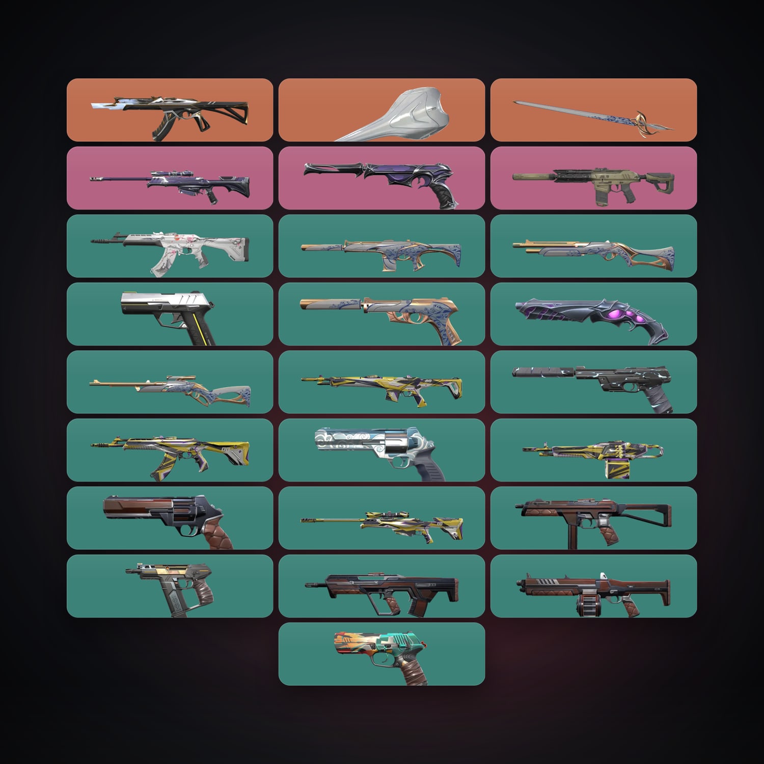LA Ascendant 1 locker — 2 knives, 25 skins, lvl 121 — HabibiAccounts